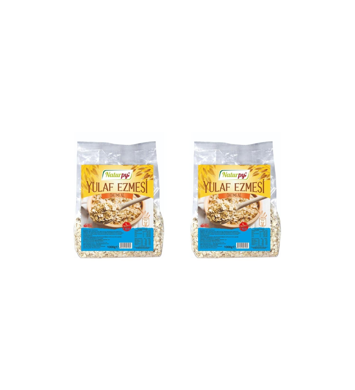 Naturpy Gluten Free Oatmeal 1000 Gr X 2 Pieces