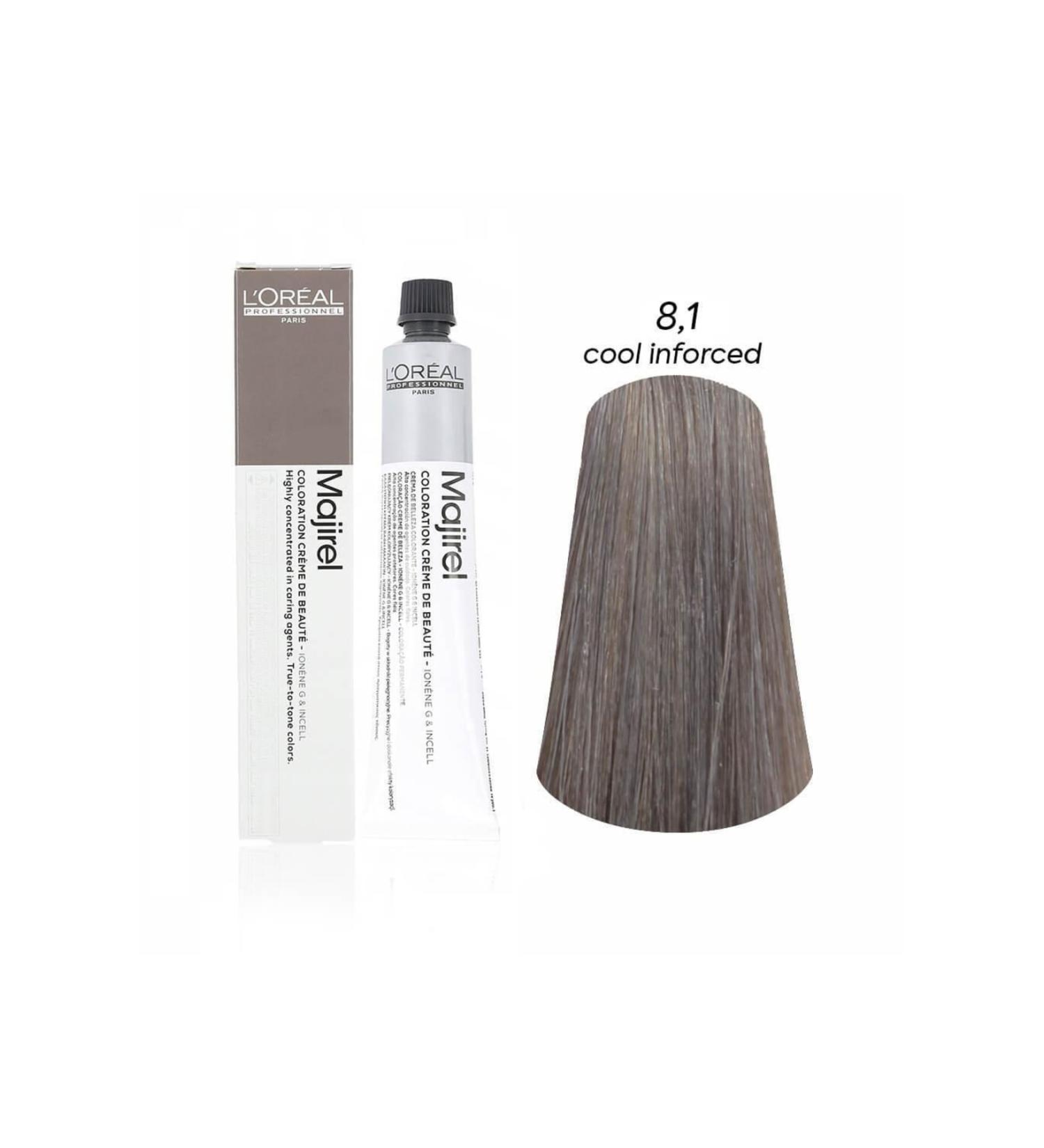 L'oreal Professionnel Loreal Majirel Hair Dye 8.1 Cool Inforced Cold Tones 50ml