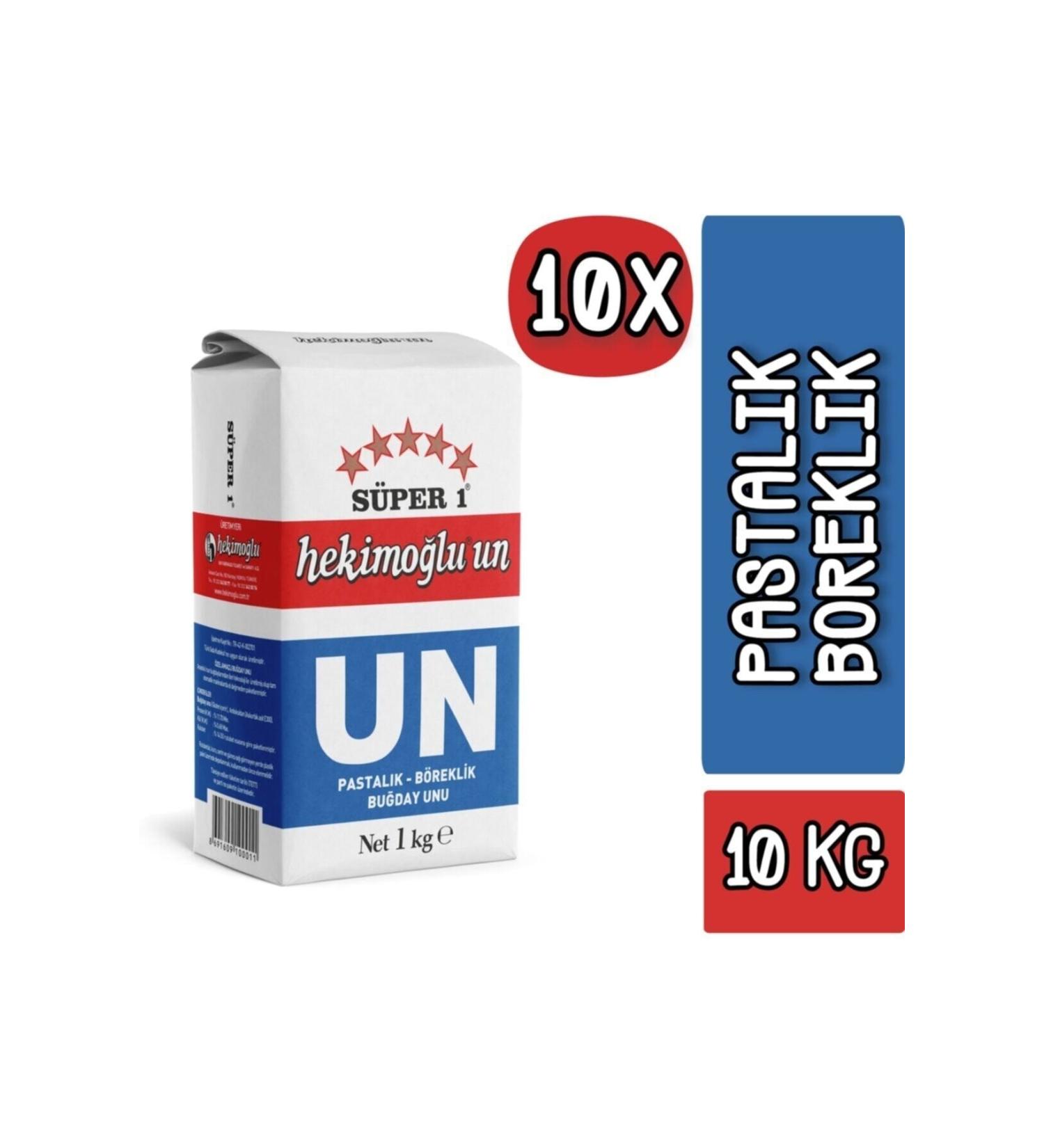 Flour 1 Kg Pastry Wheat X 10 Pieces