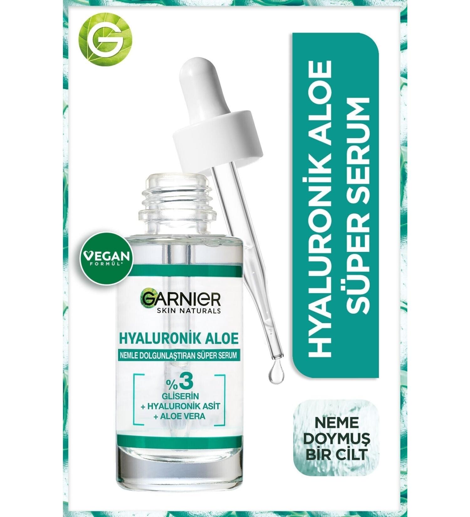 Garnier Hyaluronic Aloe Moisturizing and Plumping Super Serum 30 ml - Buy Online on GoSupps.com