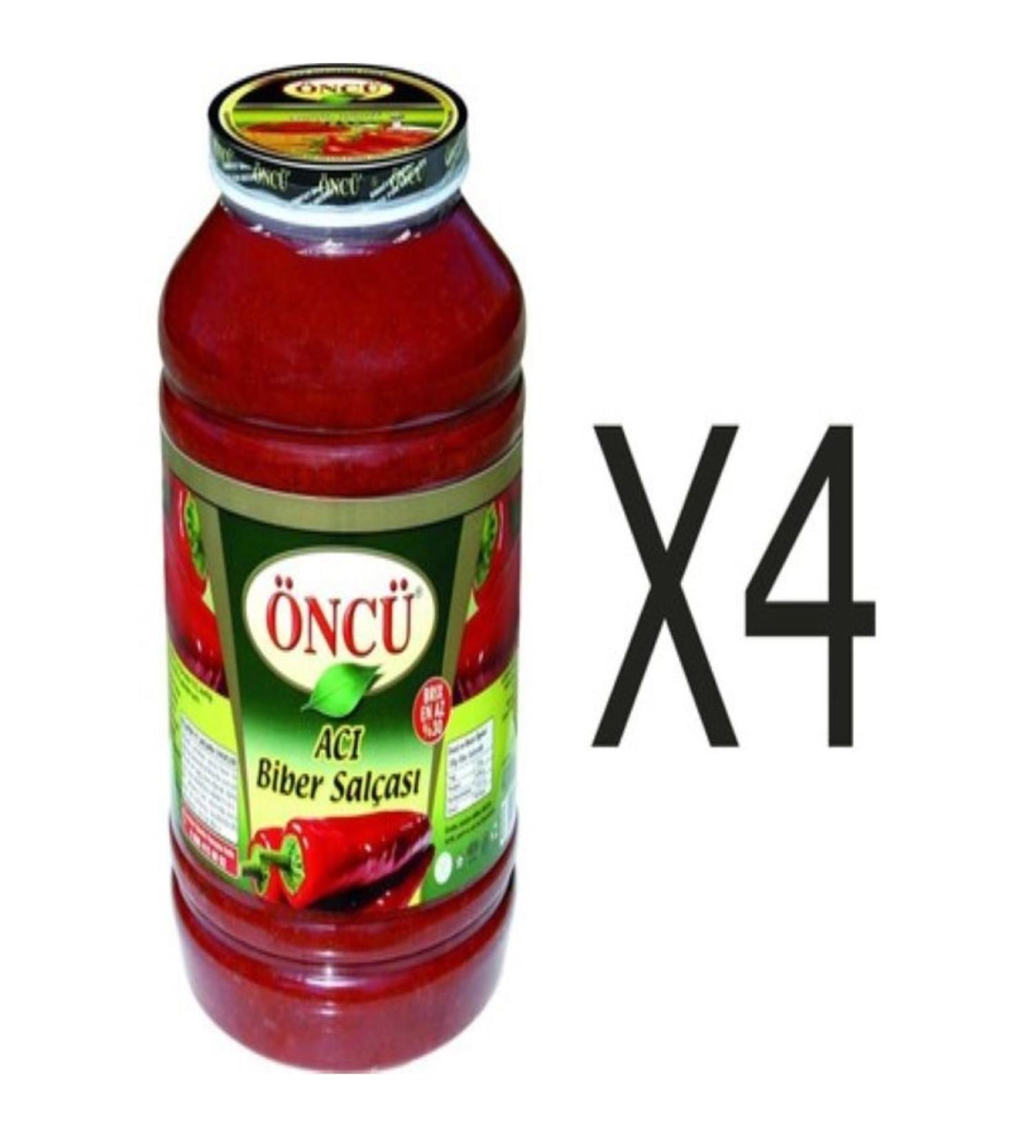 nc Hot Pepper Paste Glass Pet 4300 Gr 4-Piece