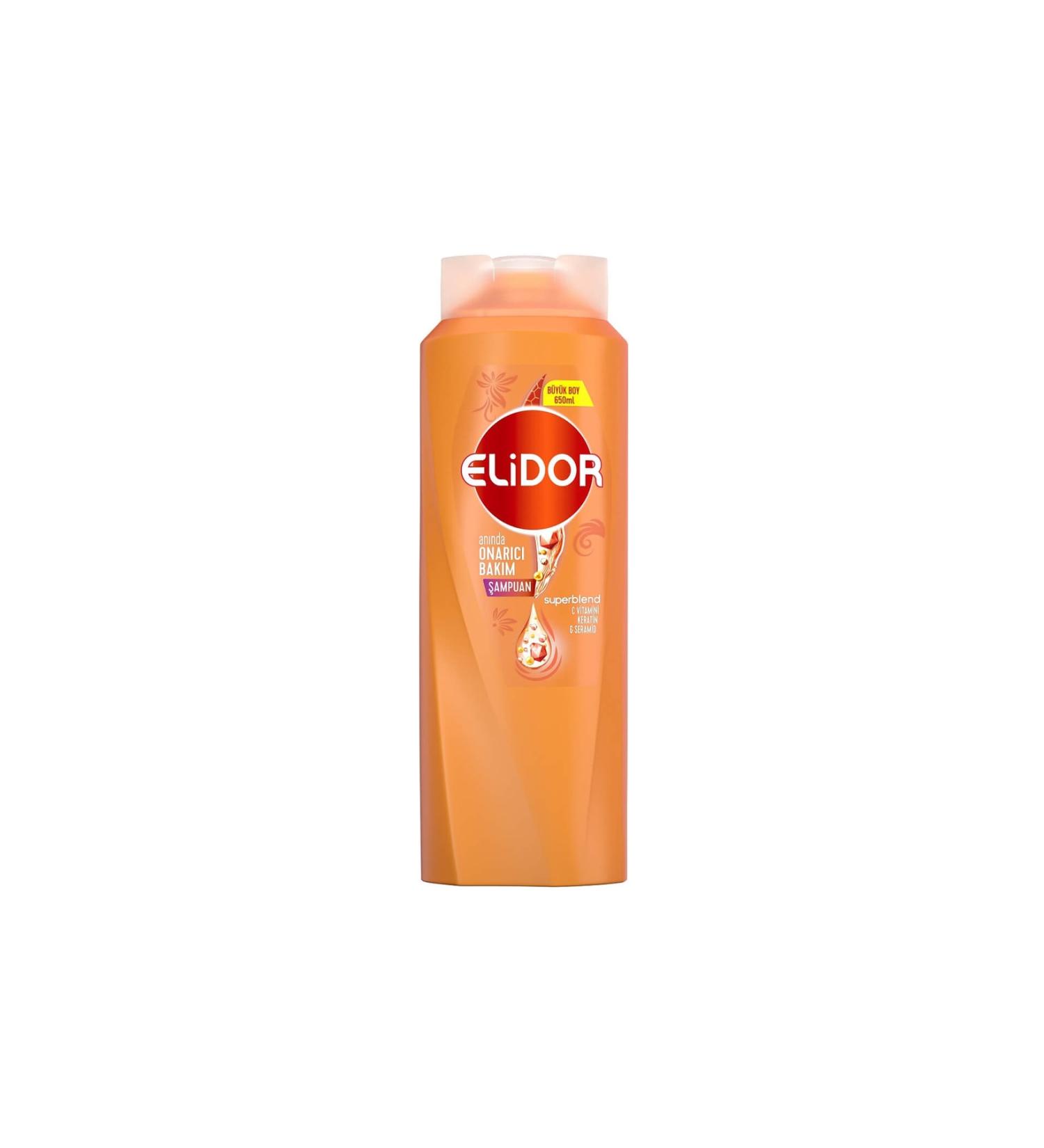 SanalBakkal m Elidor Shampoo Repair Care 650ml X 4 Pieces