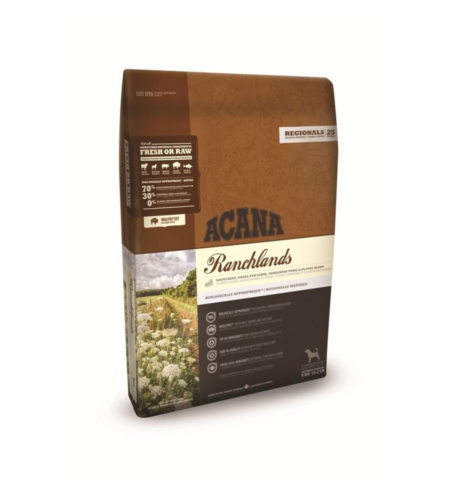 Acana Regionals - Ranchlands Dog Food 11.4kg - For All Breeds and Life Stages