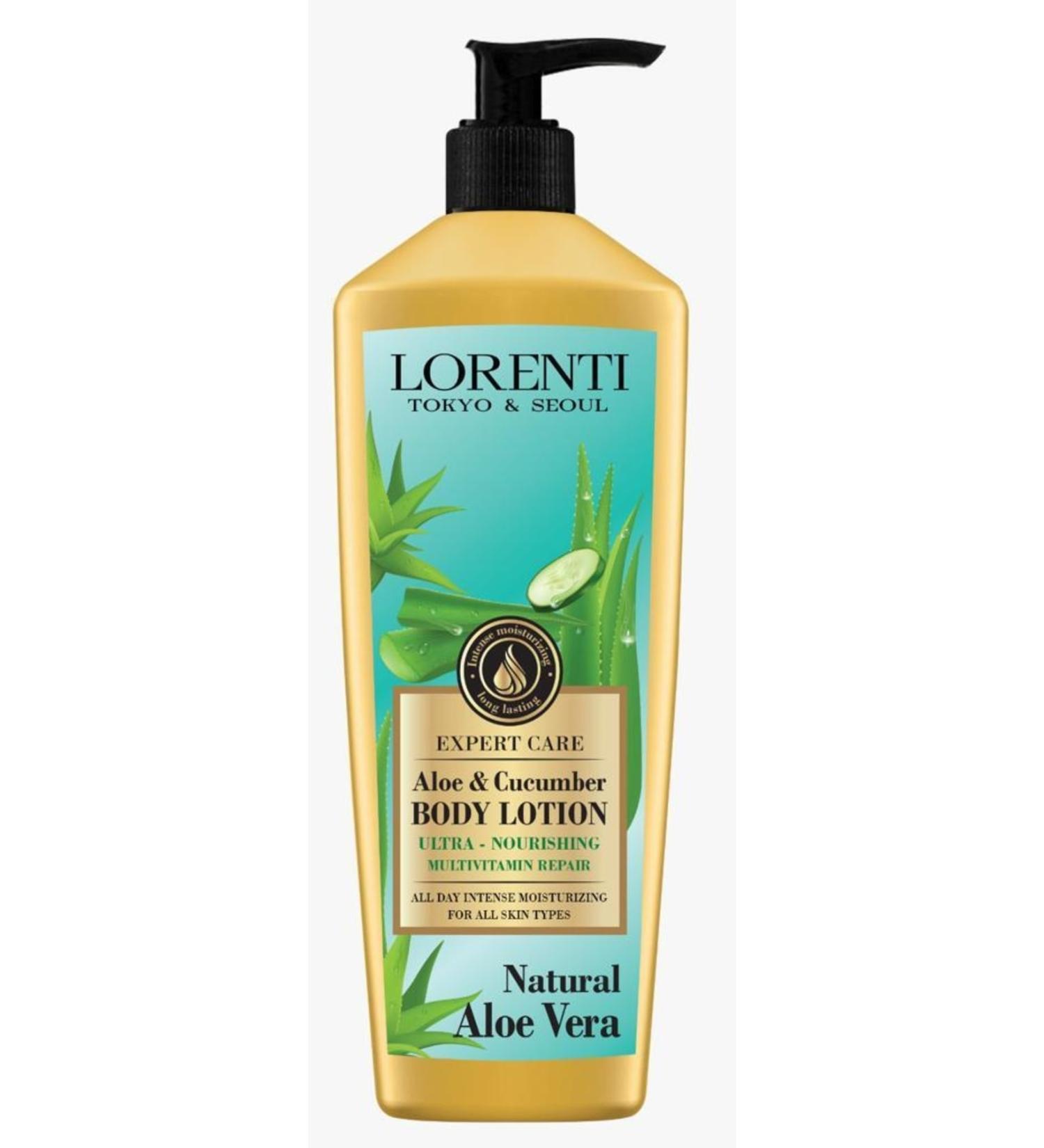 LORENTI Body Lotion Aloe Vera And Cucumber Extract 400 ml