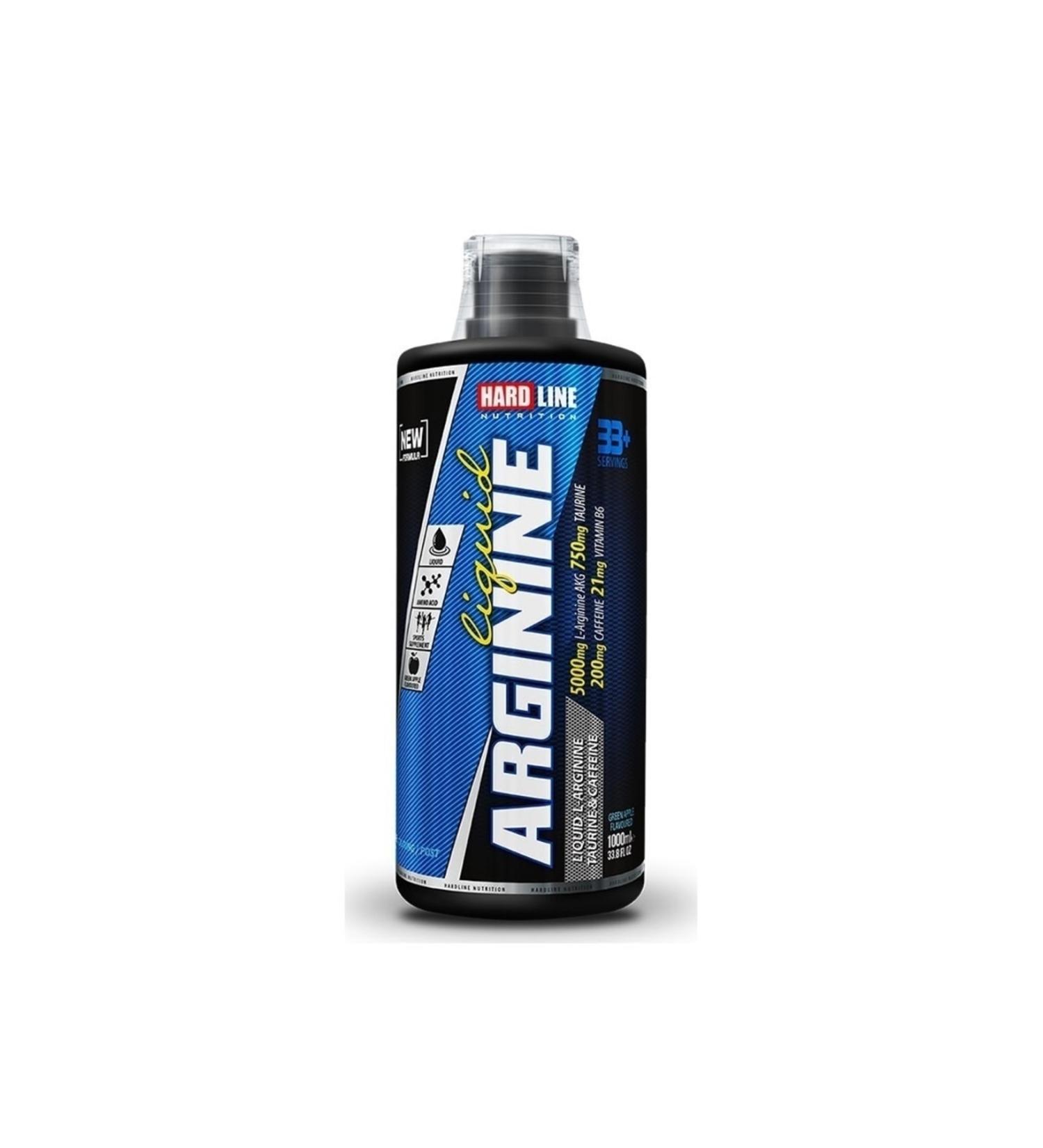 Hardline Arginine Liquid 1000 ml Green Apple