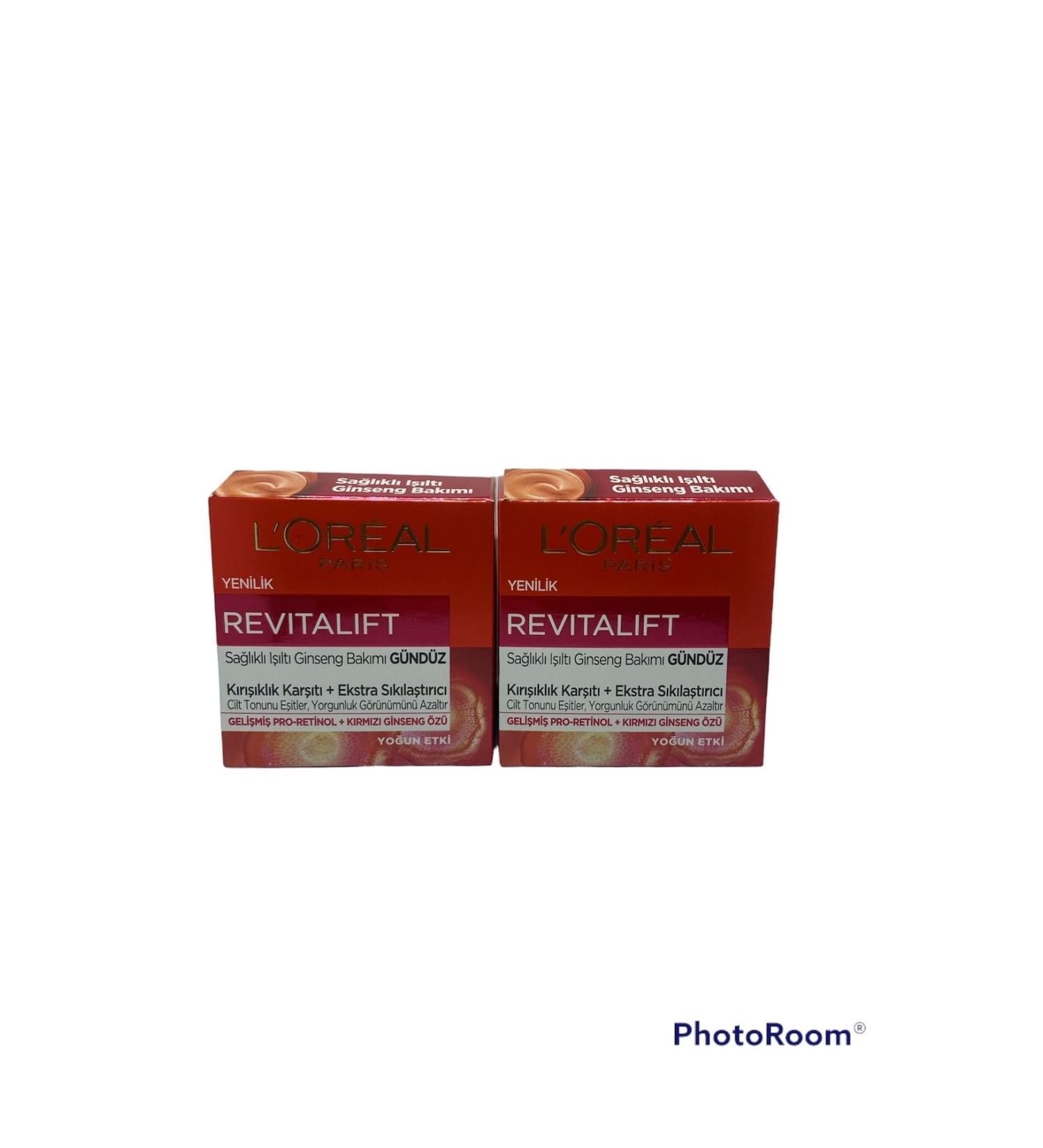 L'Oreal Paris Revitalift Ginseng Care Day Cream Set of 2