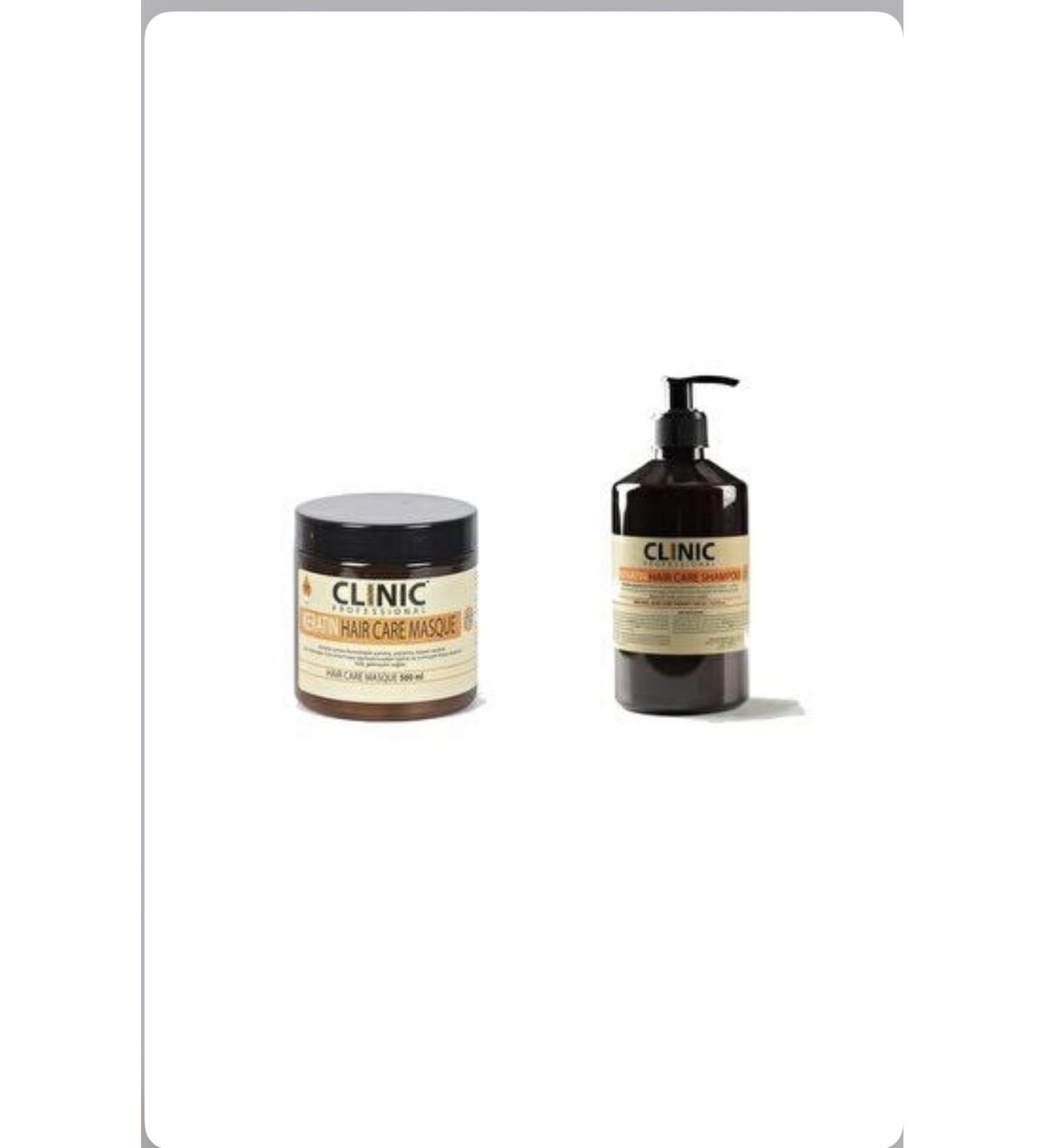 CLINIC PROFESSIONAL Keratin Care Mask Keratin Shampoo 500 Ml