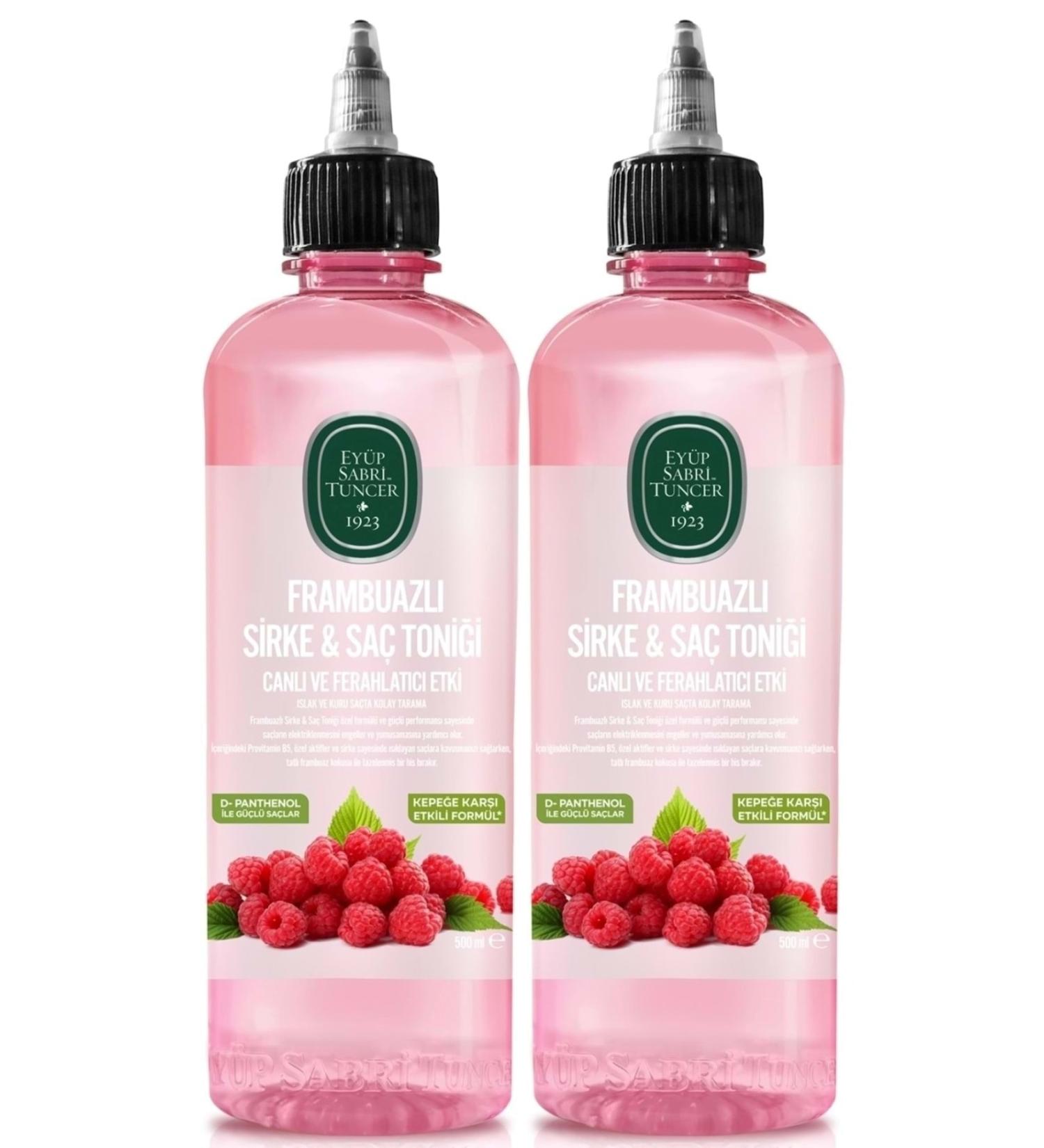 Ey p Sabri Tuncer Hair Tonic 500ml Raspberry Vinegar (Set of 2)