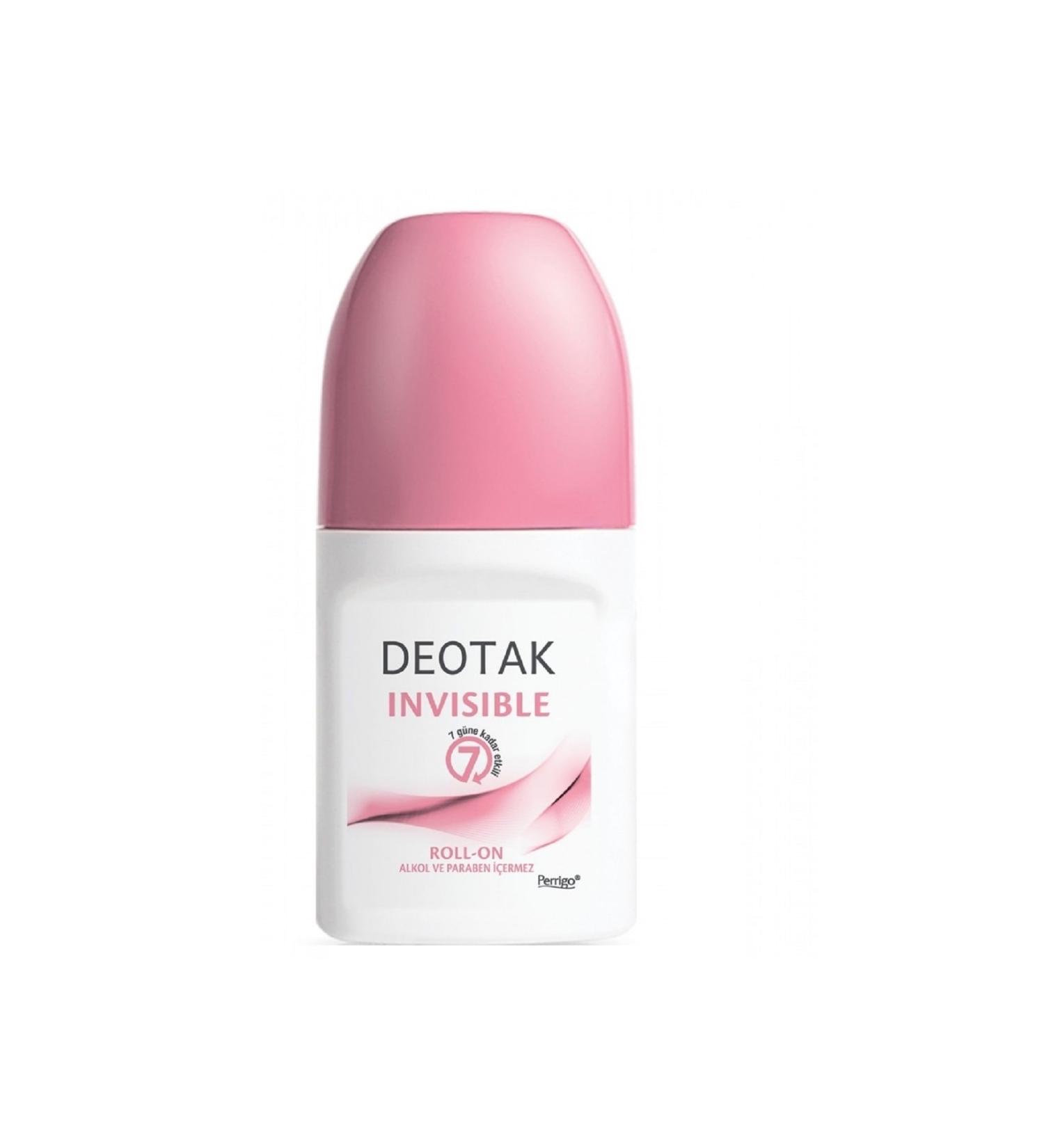 Deotak Roll On Invisible 35 ml X 3 Pieces