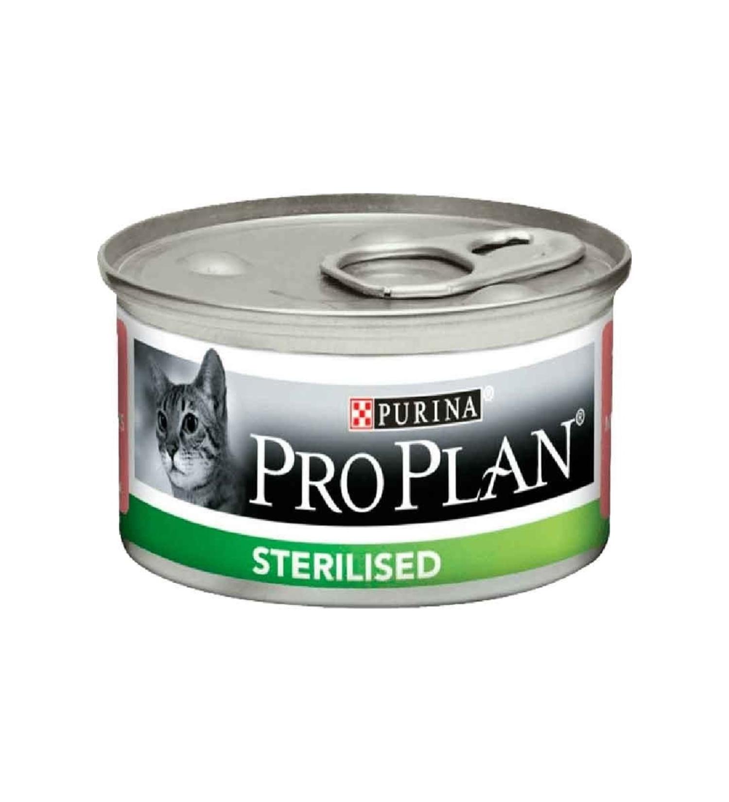 Pro Plan 4 Pieces Proplan 85 Gr Salmon - Tuna Sterile Wet Cat Food - Free Shipping -