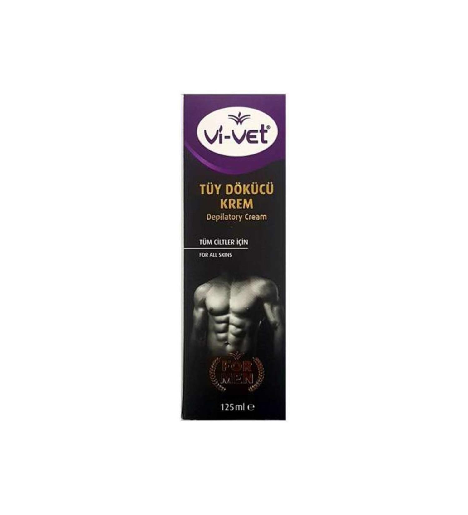 Vi vet Hair Removal Cream All Skin Types Men 125ml