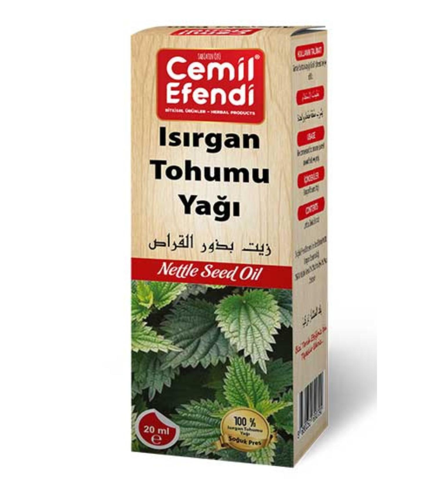 Cemil Efendi Nettle Oil 0 Natural Additive-Free Nettle Oil 20 ml
