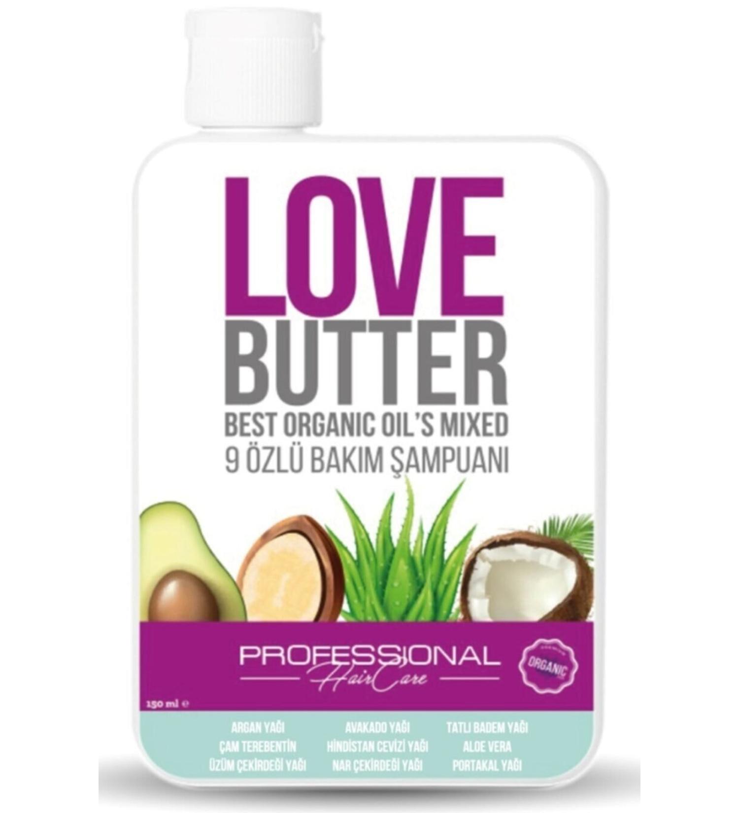 LOVE BUTTER Premium 9 Essence Hair Nourishing Complete Hair Care Shampoo 150 ml