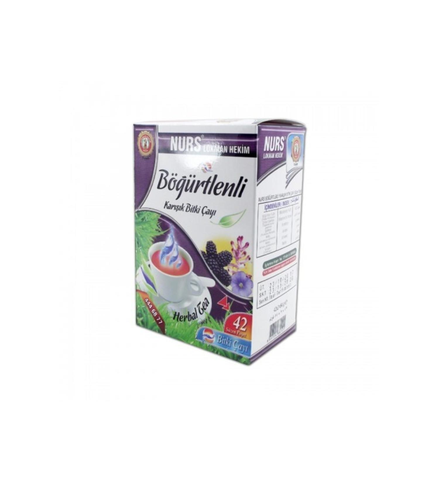 Nurs Blackberry Tea 42 Pack Snow Plant Filter Bag