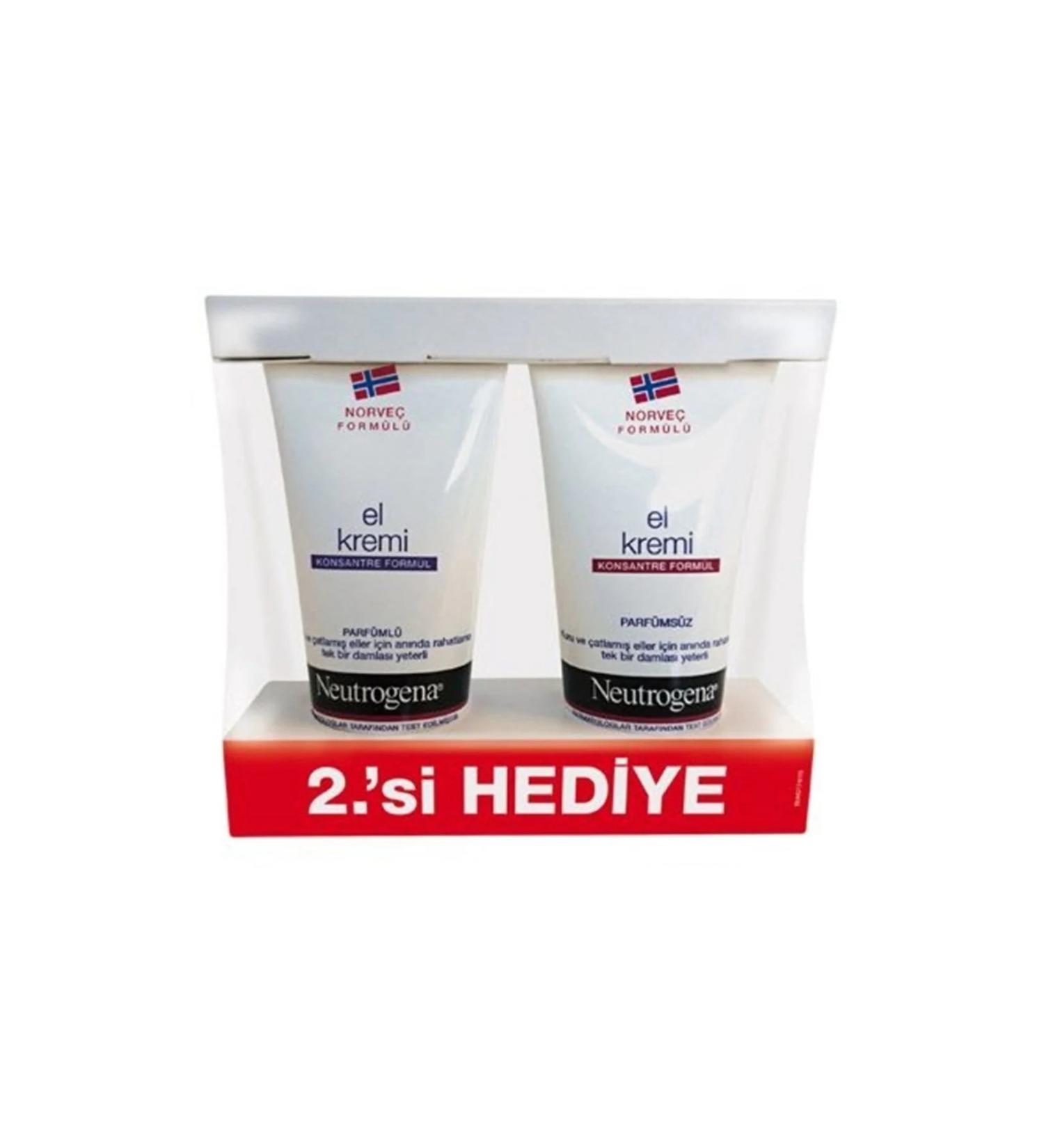 Neutrogena Hand Cream 75 ml Perfumed + 75 ml Unscented