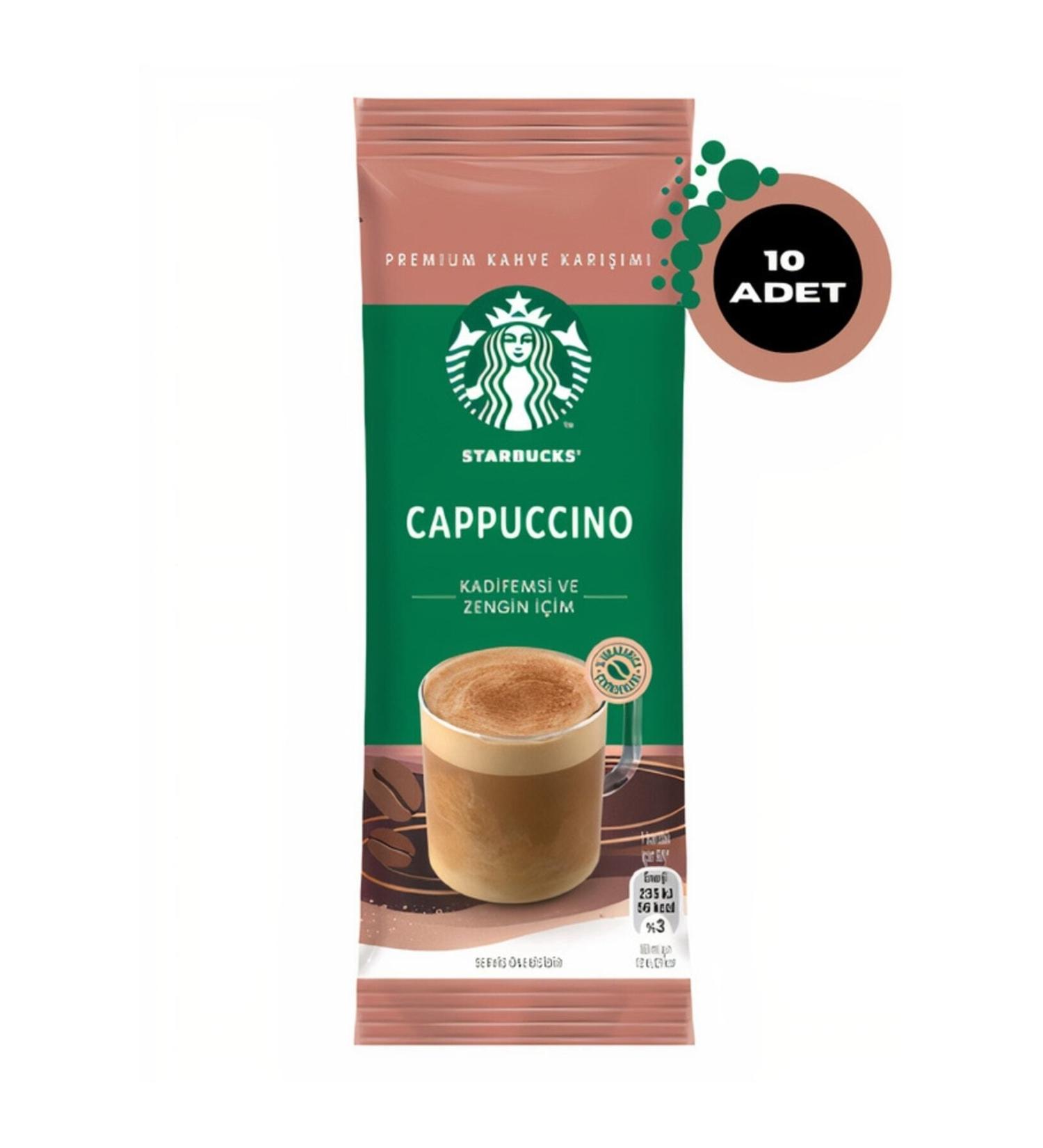 Nestle Starbucks Cappuccino Premium Coffee Mix 14 Gr X 10 Pieces