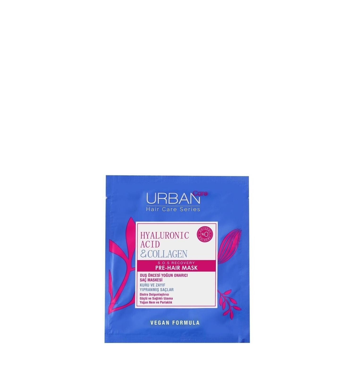 Urban Care Hyaluronic Acid & Collagen Hair Mask 50 Ml - Buy Online on GoSupps.com