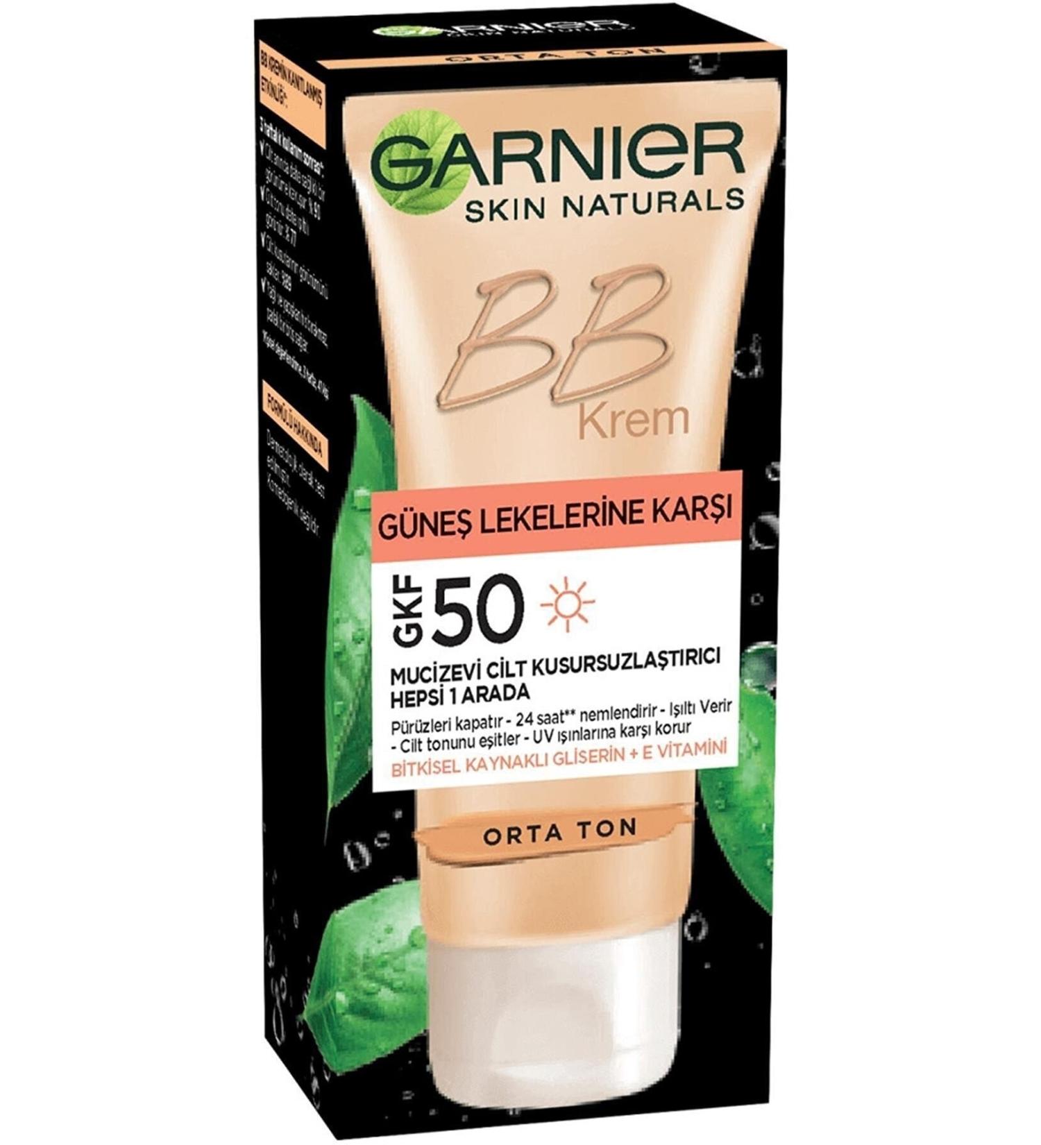 Garnier Skin Naturals Bb Cream Anti-Blemish Medium 50 ml Lwsbb