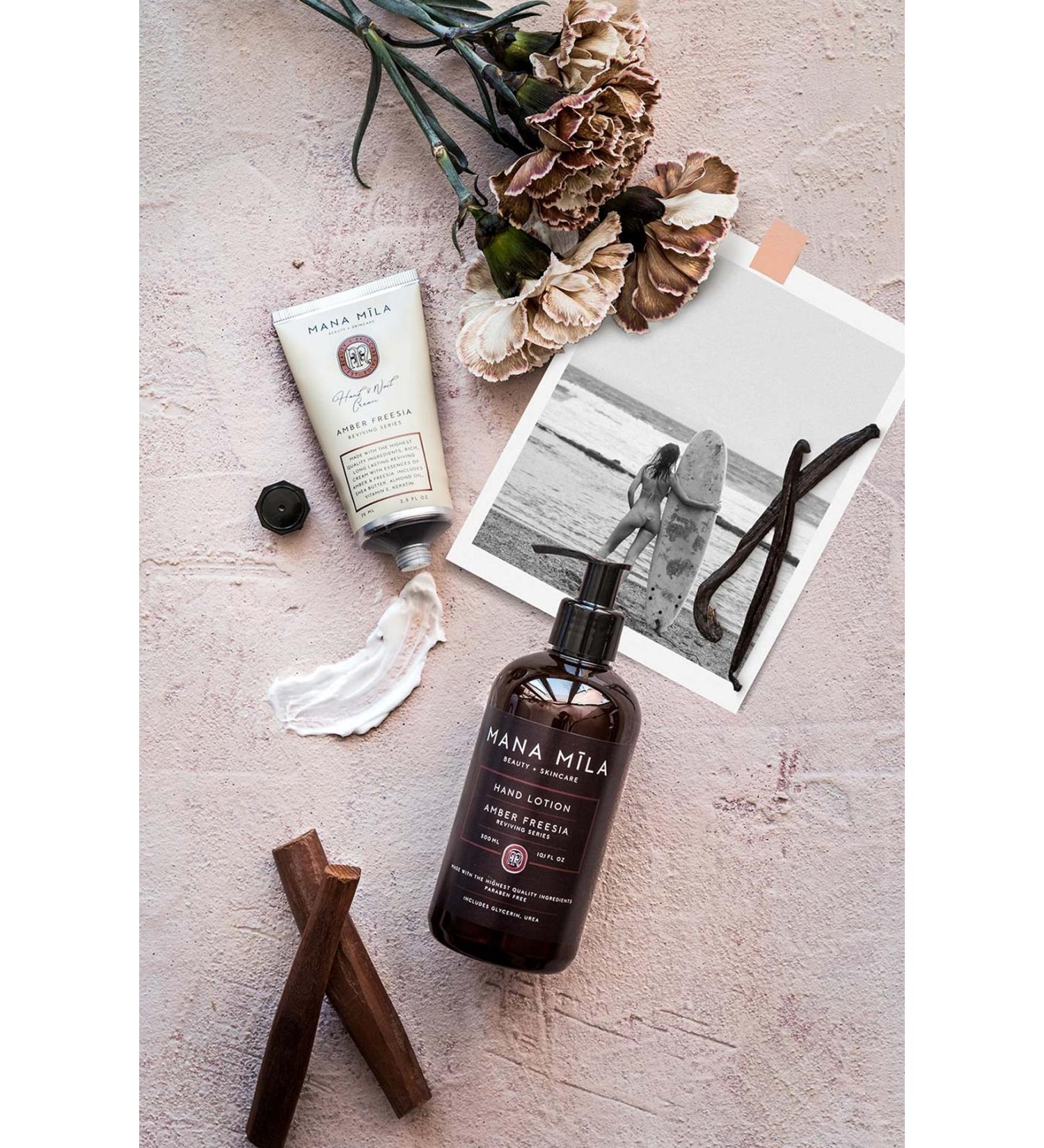 Mana Mila Hand Lotion - Amber Fressia