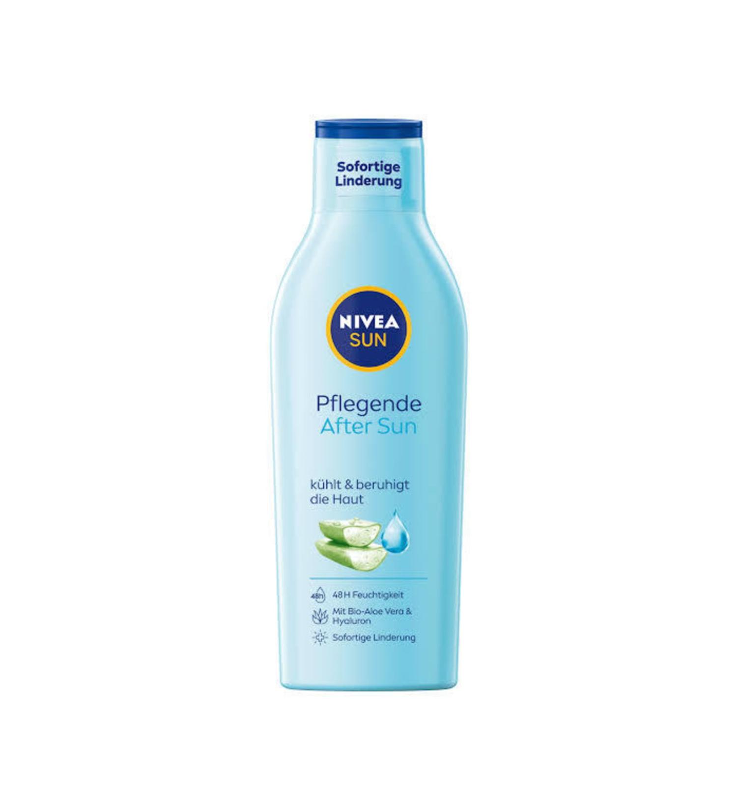 NIVEA Sun After Sun Lotion Organic Aloe Vera & Hyaluron 400 Ml