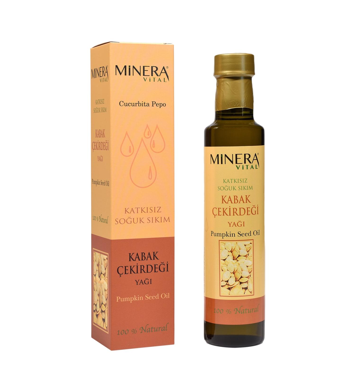 MINERA VITAL Additive-Free Cold Pressed Pumpkin Seed Oil 250 Ml