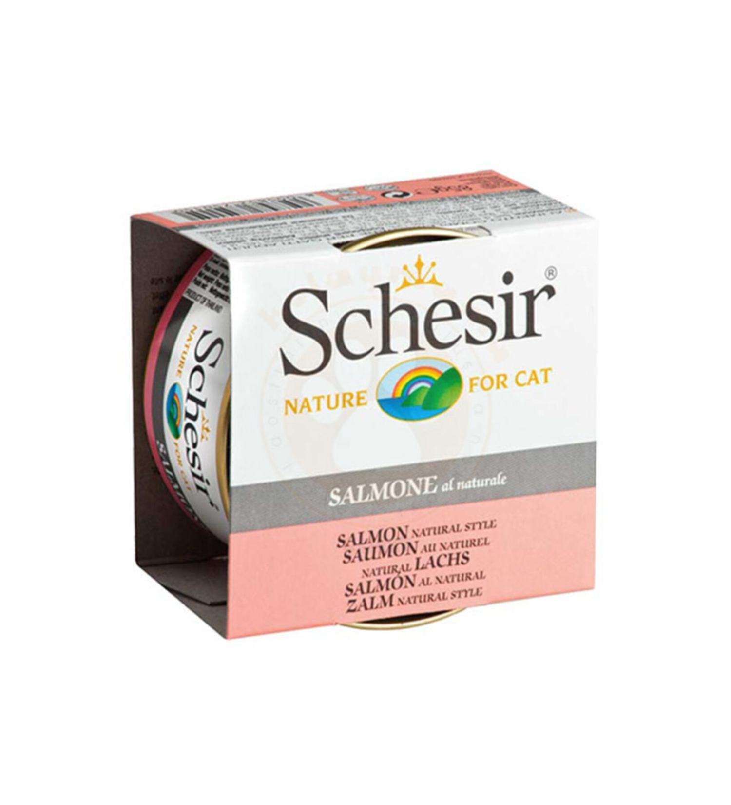 Schesir Salmone Canned Cat with Salmon 85 Gr