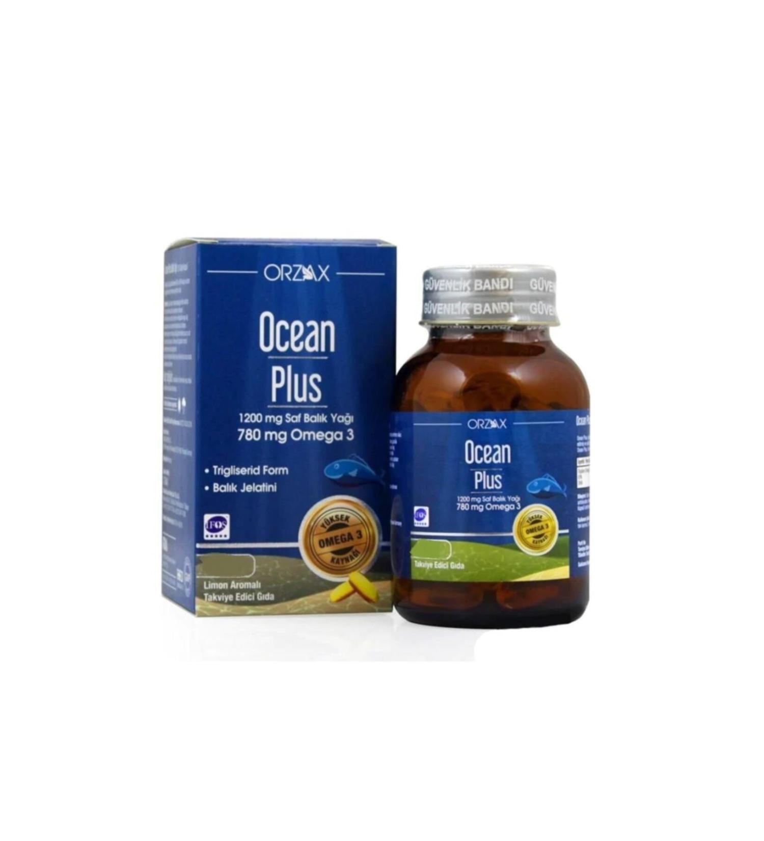 Ocean Plus 1200mg Omega 3 30 Capsules Fish Oil Skt:06/22 - Buy Online on GoSupps.com