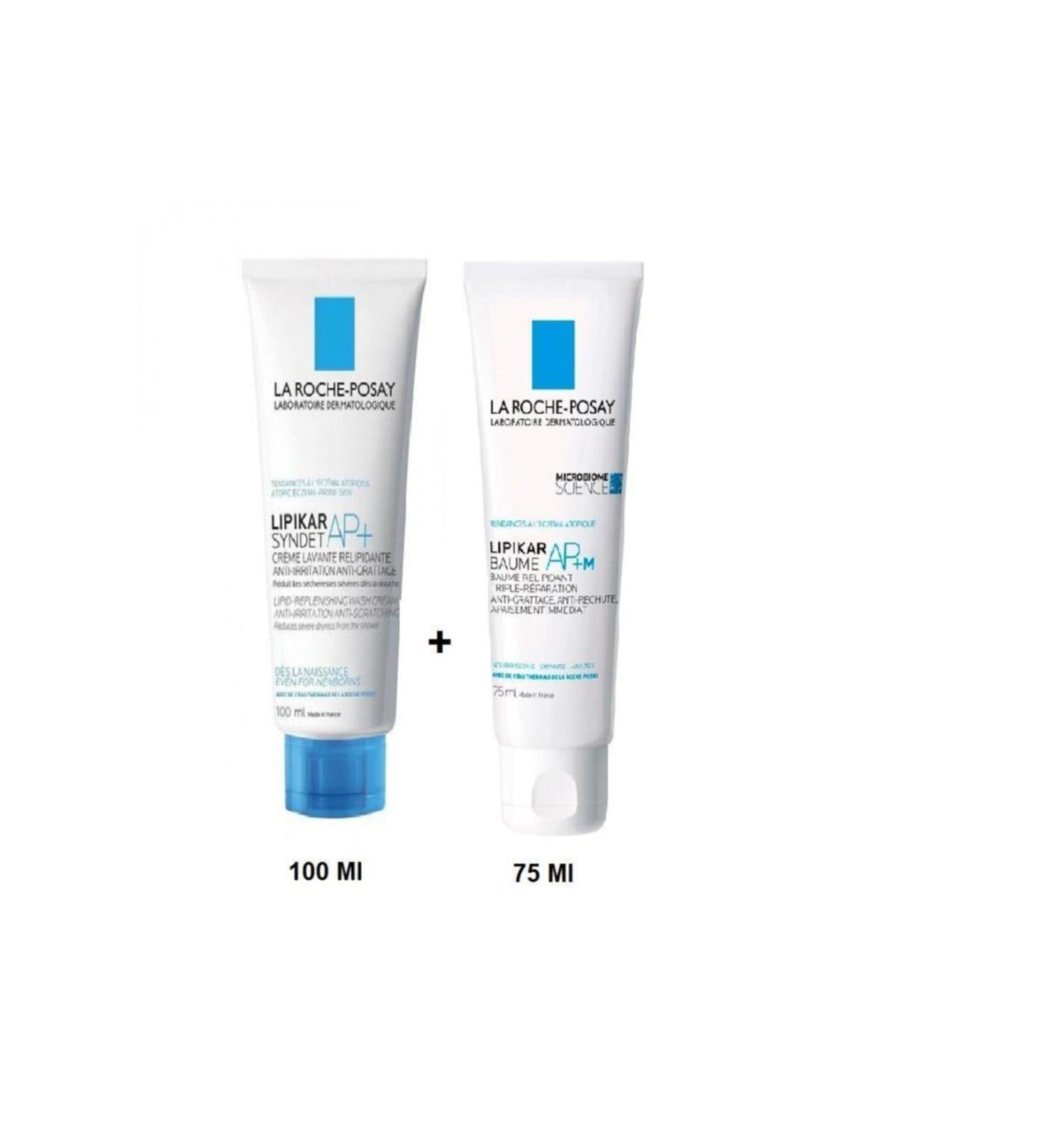 La Roche Posay La Roche-posay Lipikar Baume Ap+m 75 Ml & Syndet Ap+ 100 Ml-skt: 11/2022