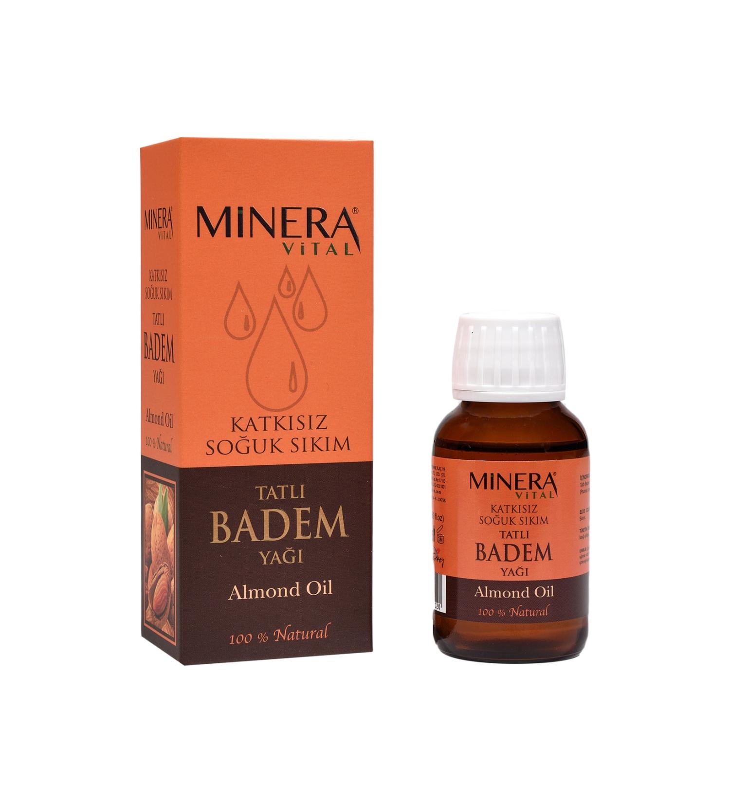 Biodermine Minera Vital Additive-Free Drinkable Sweet Almond Oil 50ml 0 Natural