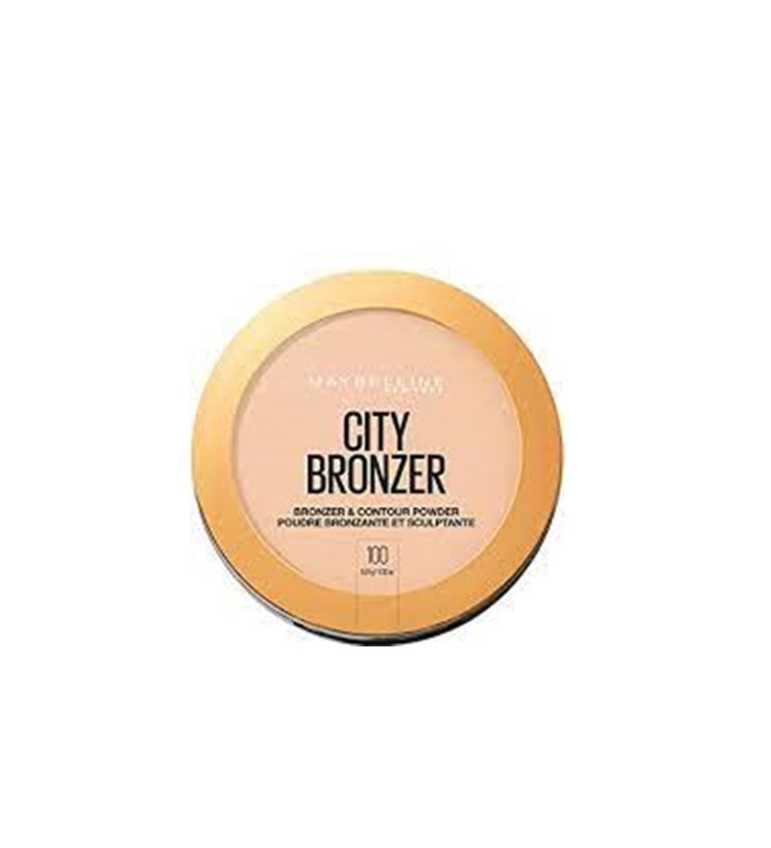 Maybelline City Bronze Bronzing Contour Powder Light. Cool Tone 100 Light Cool