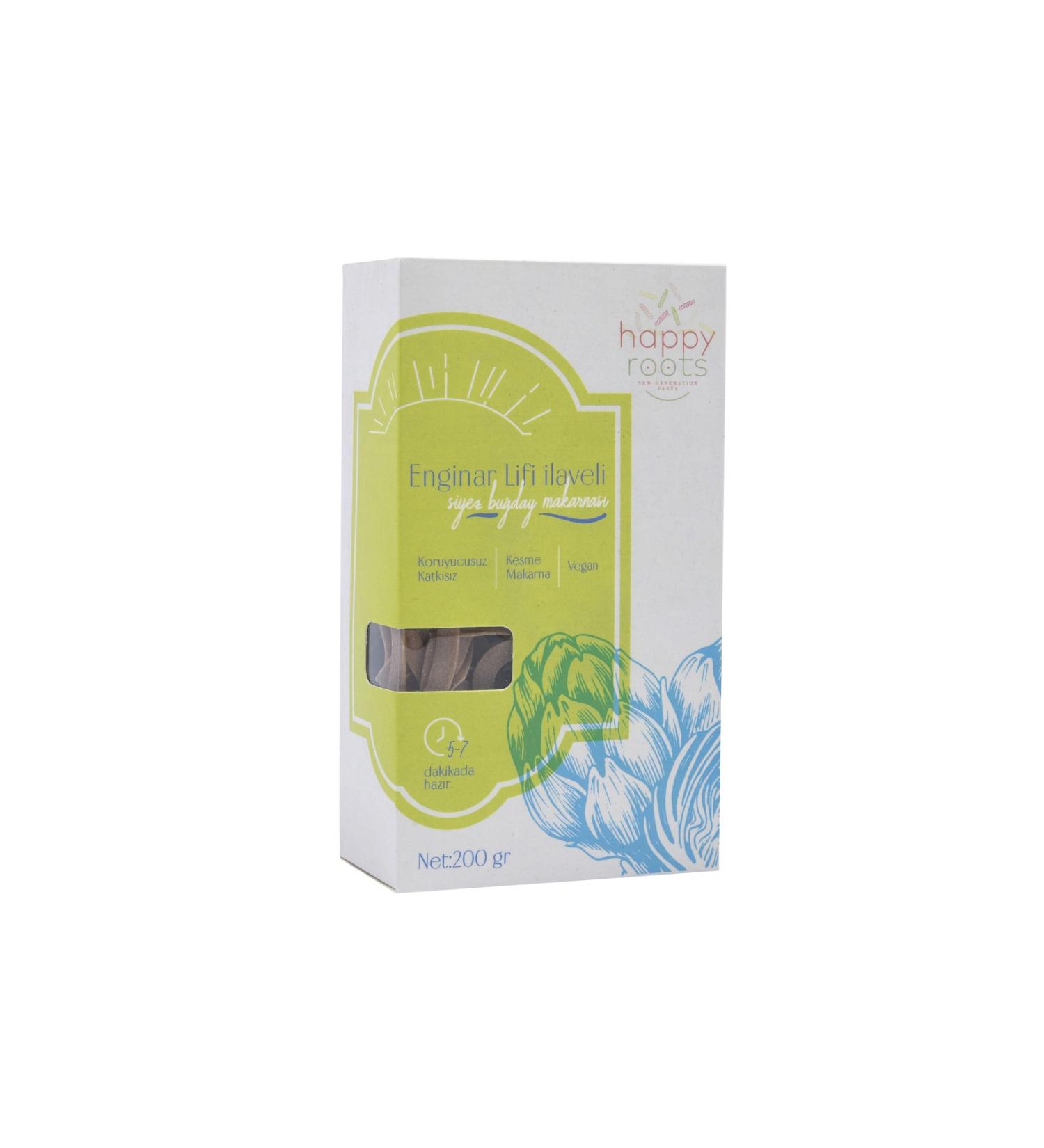 Happy Roots Vegan Artichoke Fibre Einkorn Pasta Noodles - Buy Online on GoSupps.com