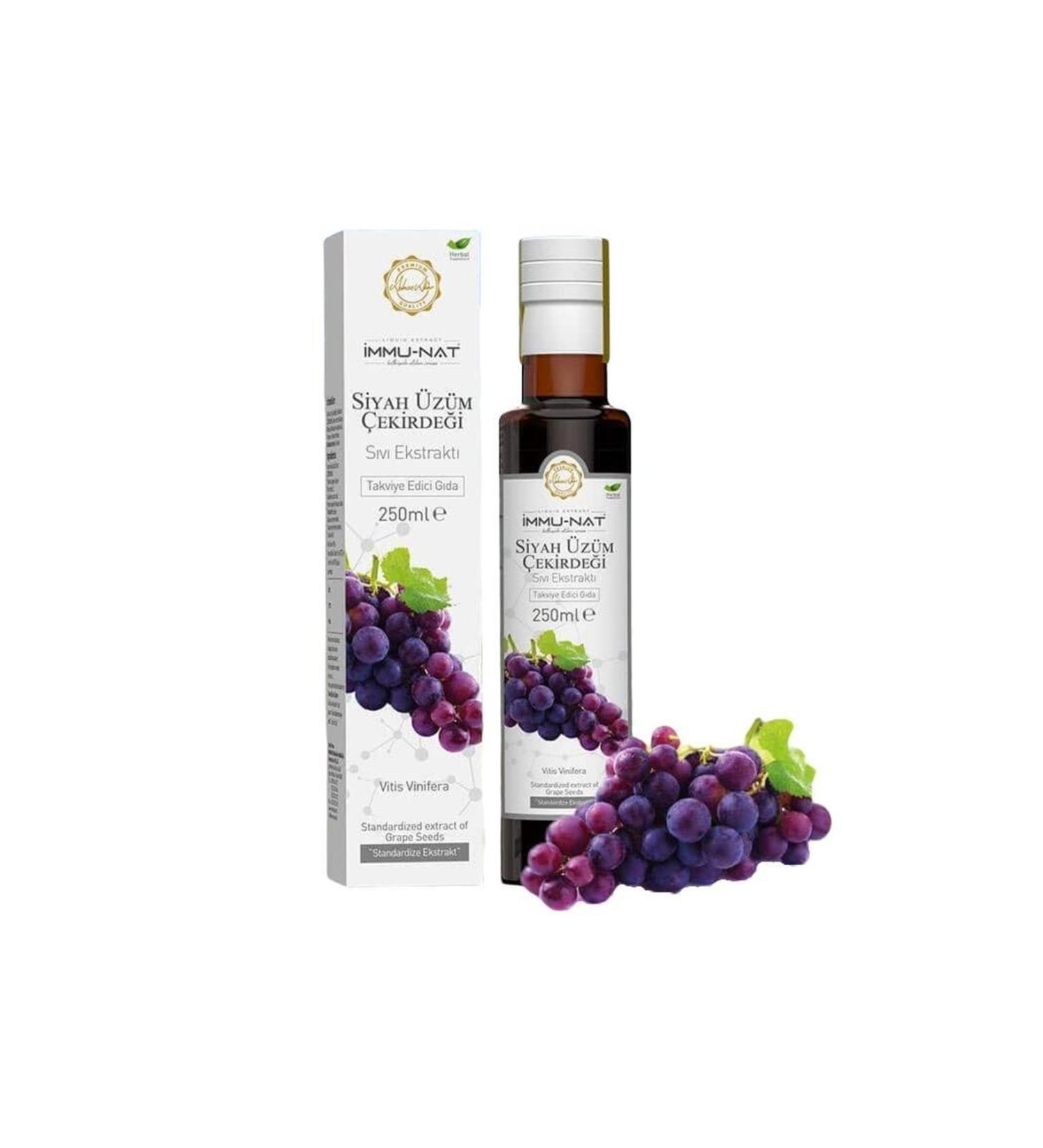 Immu-Nat Immunat Black Grape Seed Extract 250 Ml