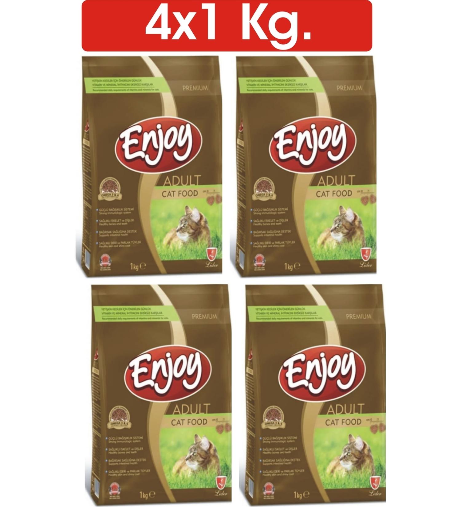 Enjoy Adult Cat Dry Food with Chicken (4x1) Kg.