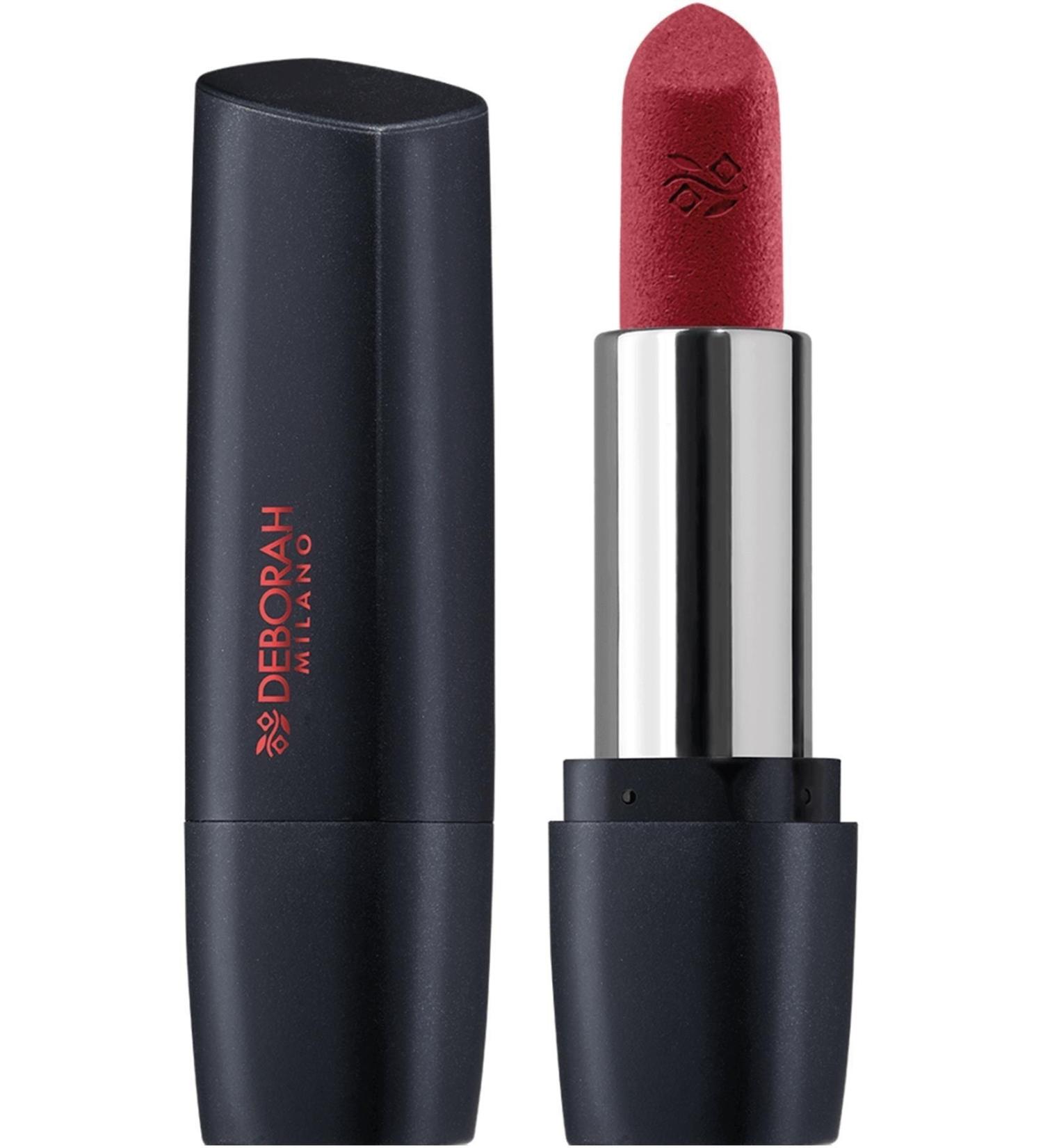 Deborah Milano Red Matte Lipstick No: 07 Pink Brick
