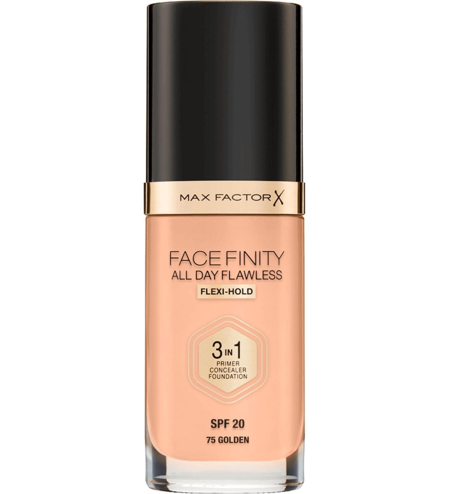 Max Factor Facefinity 3 in 1 Foundation No: 75 Golden