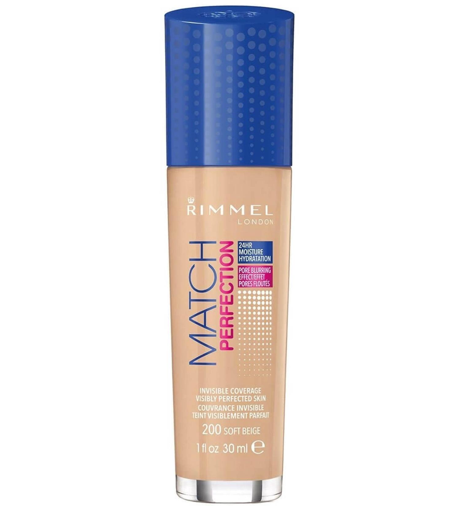 Rimmel London Match Perfection Foundation 200 Soft Beige