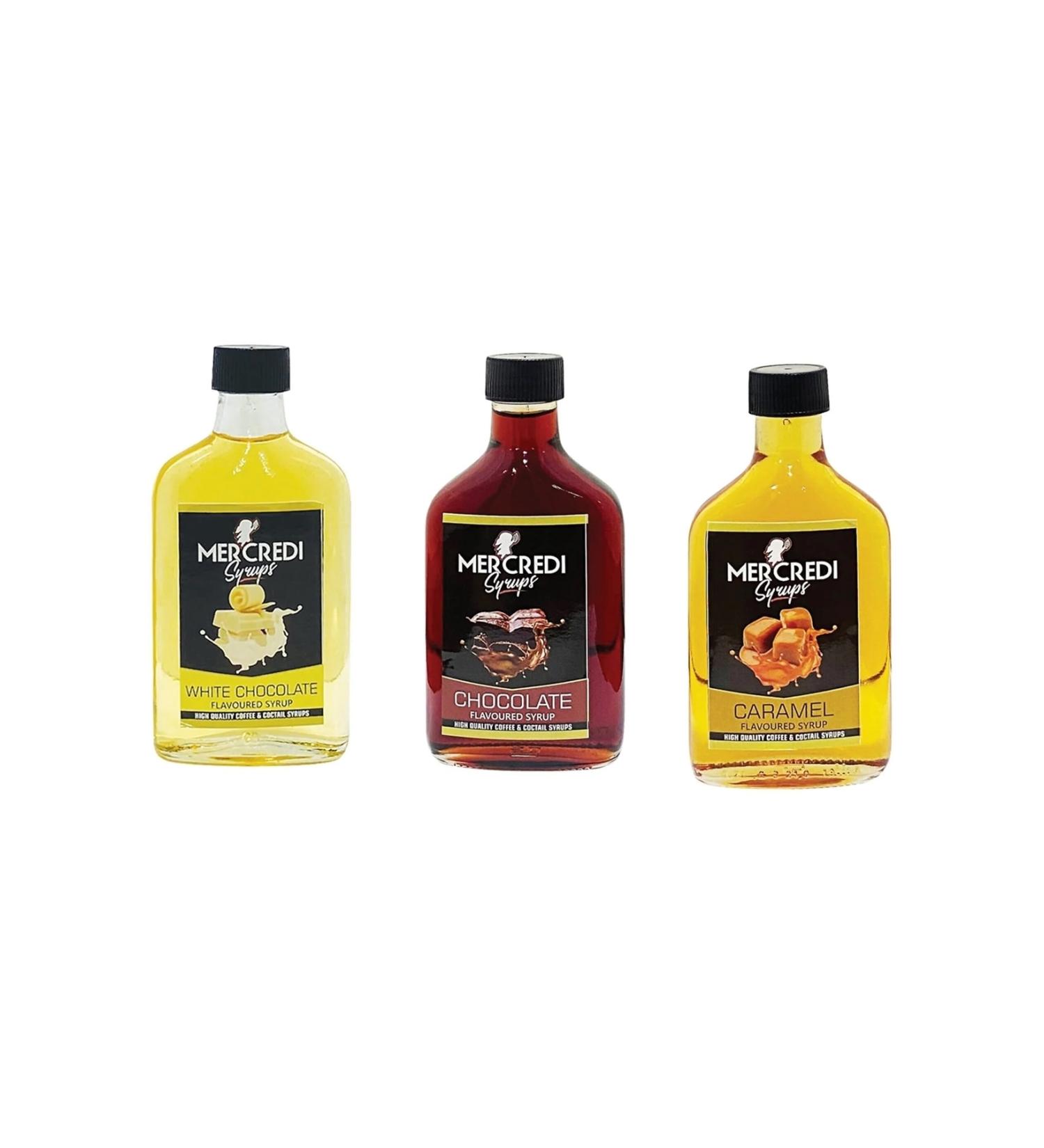 MERCREDI Kitchen Barista Coffee Syrup Set 200 Ml X 3