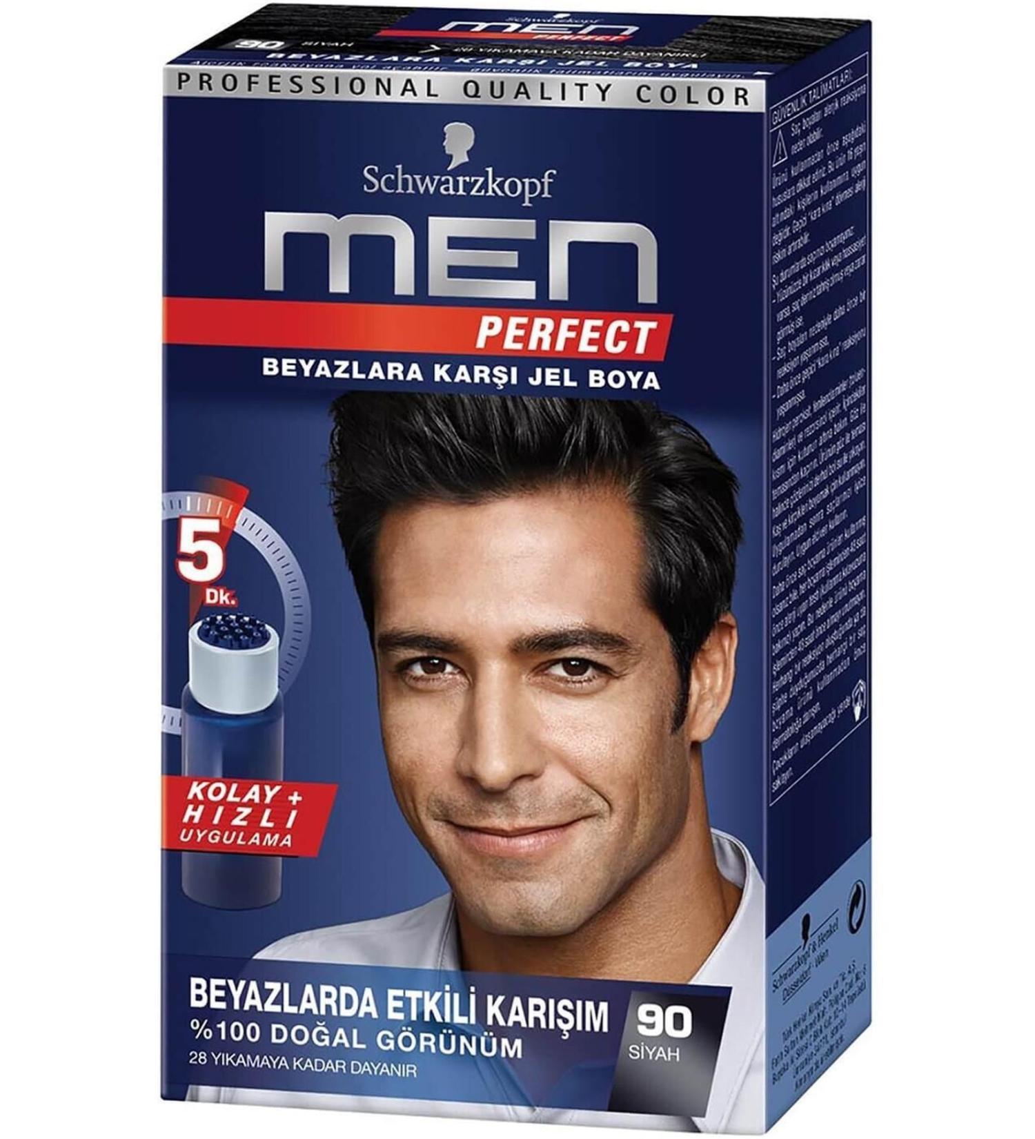 Schwarzkopf Brand: Men Perfect Hair Dye Black 90 50 Ml Category: Hair Dye