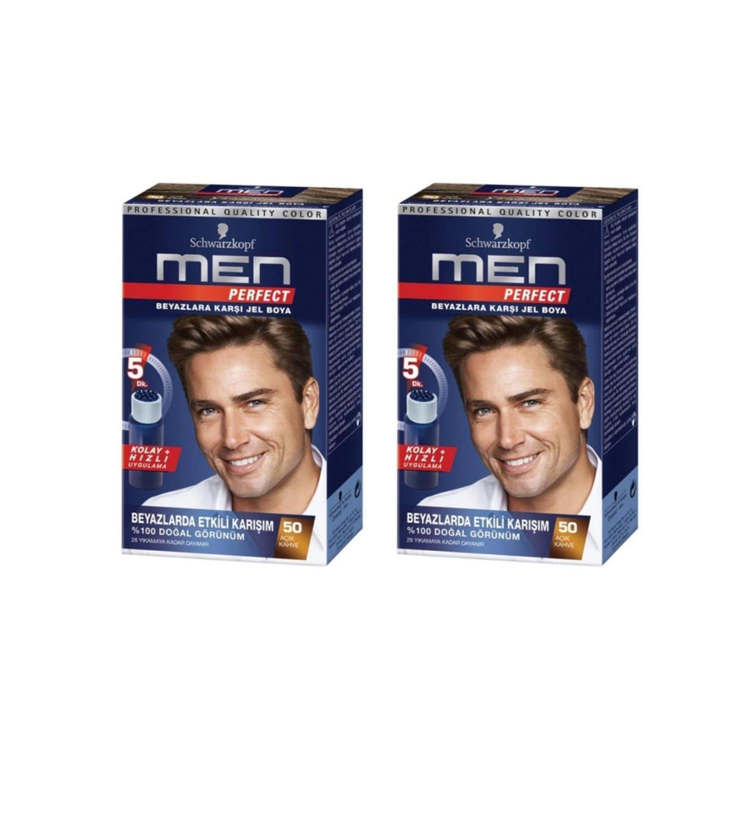 Schwarzkopf Men Paint Schwarzkopf Perfect 50 Number 2 Pieces