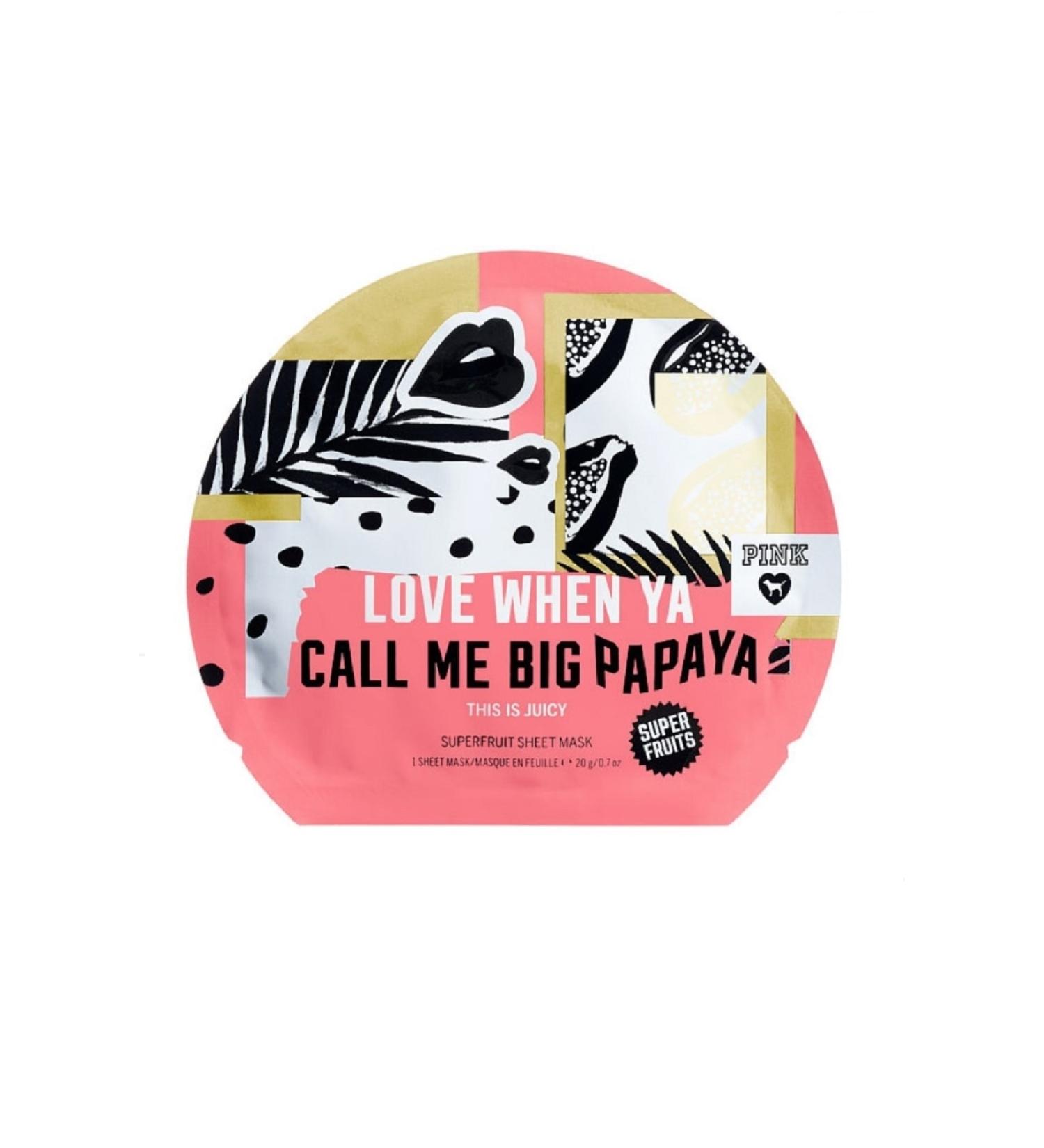 Victoria's Secret Call Me Papaya Fruit Face Mask
