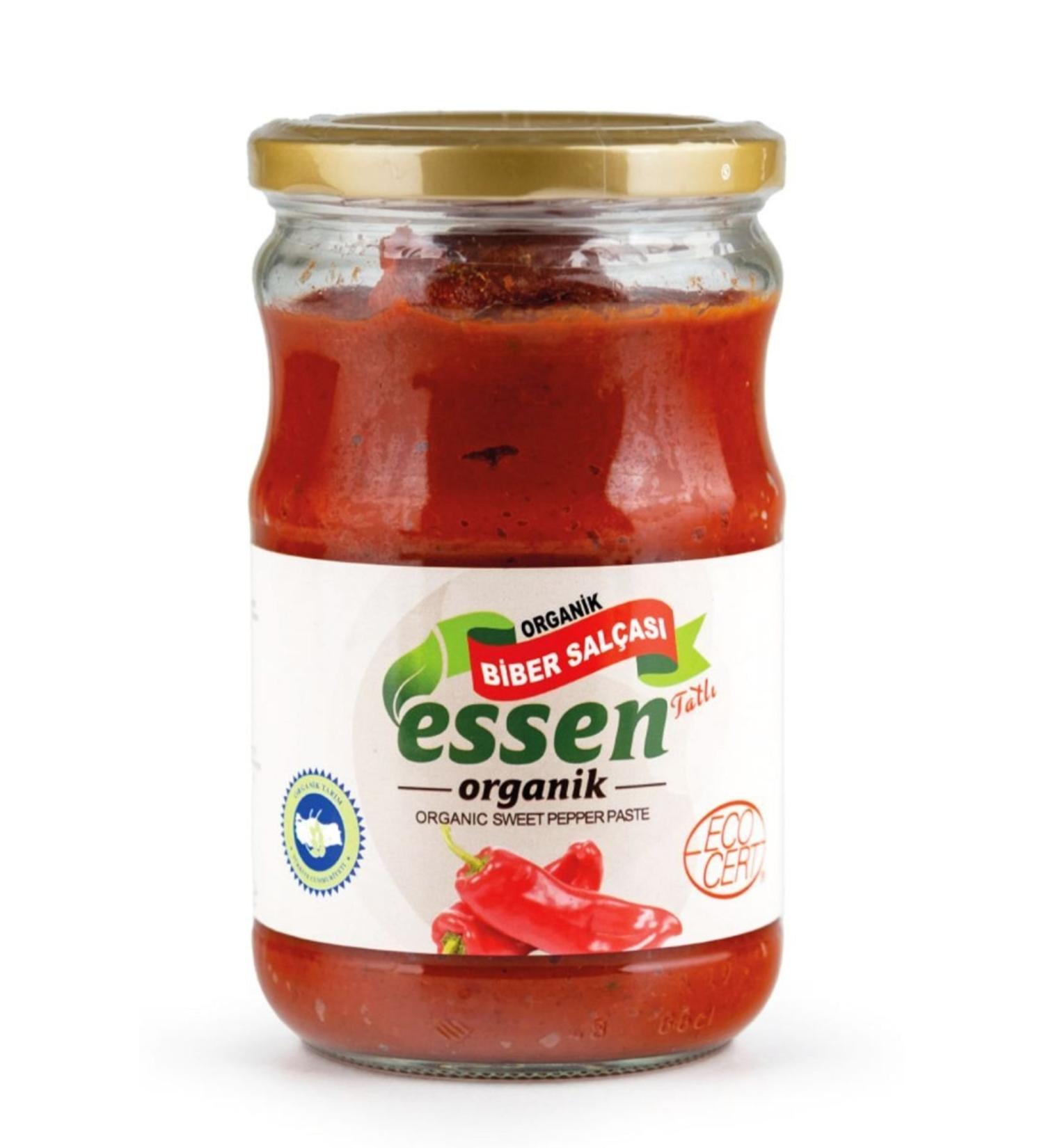 Essen Organic Organic Pepper Paste (without salt) 610 Gr - Buy Online on GoSupps.com