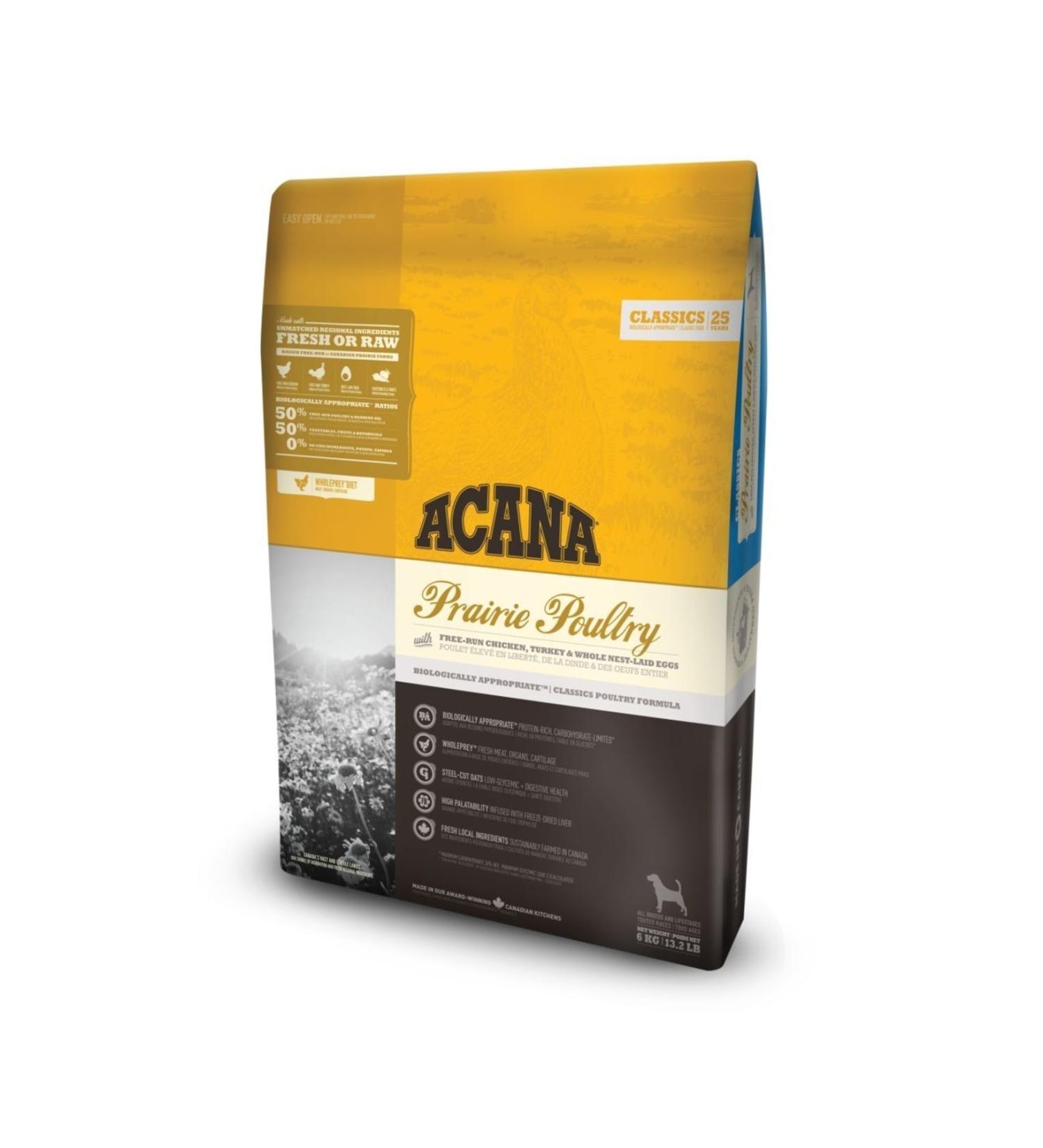 Acana Classics - Prairie Poultry Dog Food 11.4 Kg - For All Breeds and Life Stages