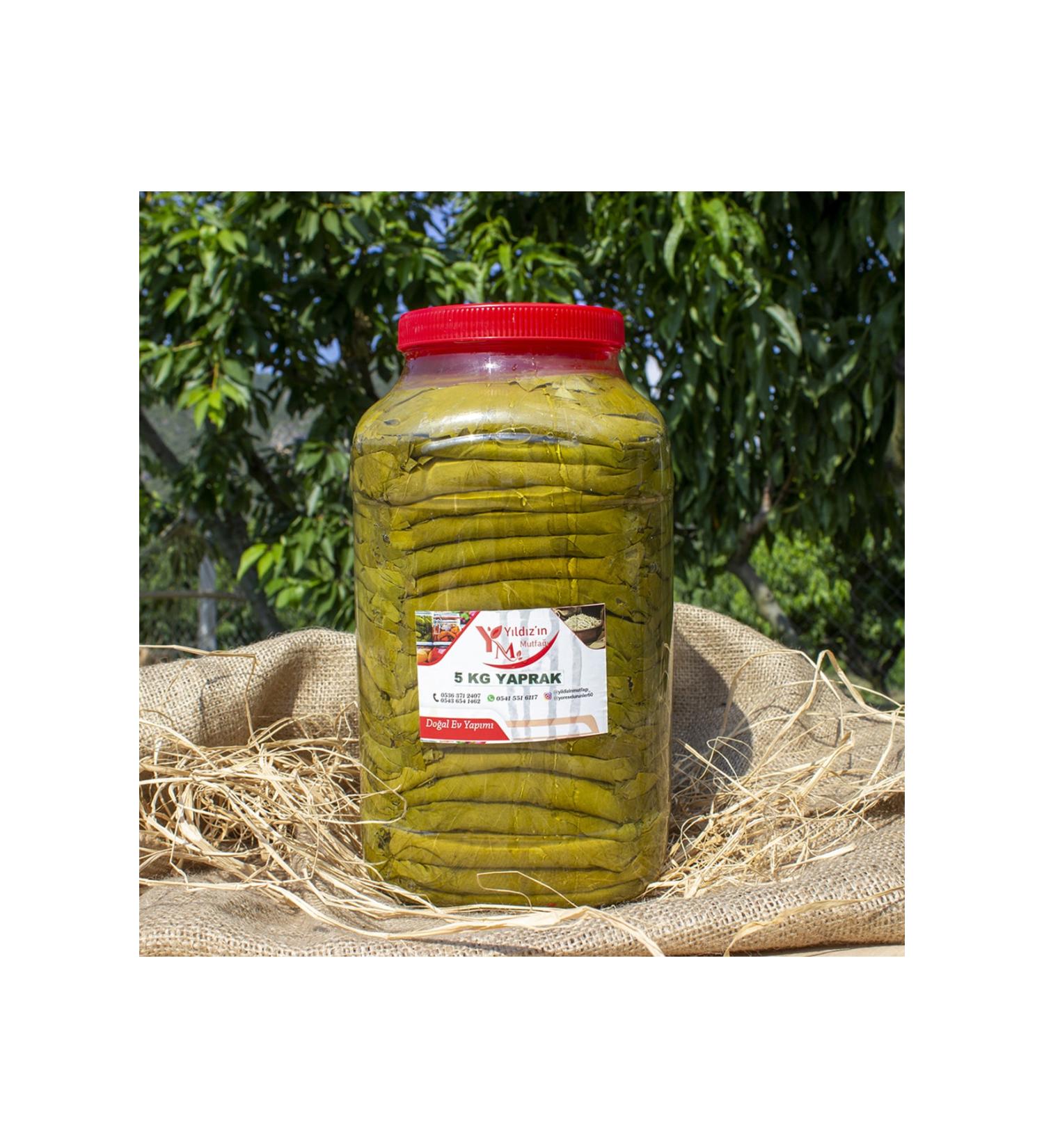 YILDIZINMUTFAG 5 Kg Erbaa Vine Leaves