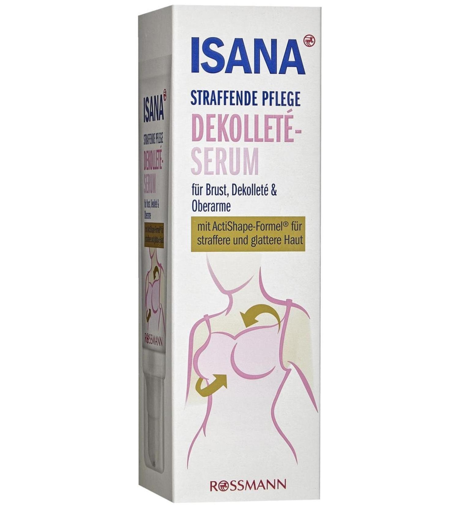 ISANA Decollete Serum Chest & Decollete & Upper Arms 75 ml - Buy Online on GoSupps.com