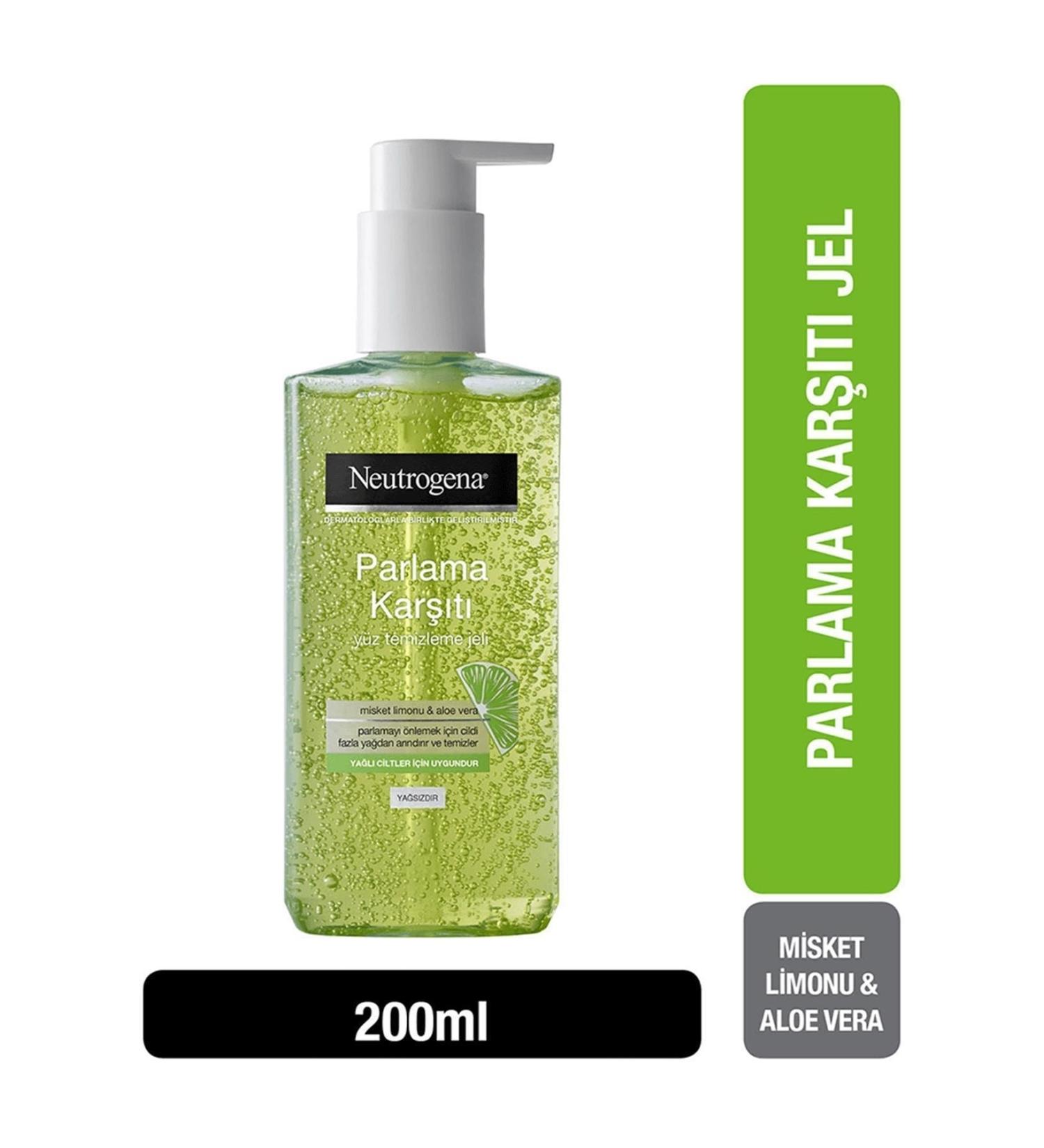 Neutrogena Anti-Shine Facial Cleansing Gel 200 Ml