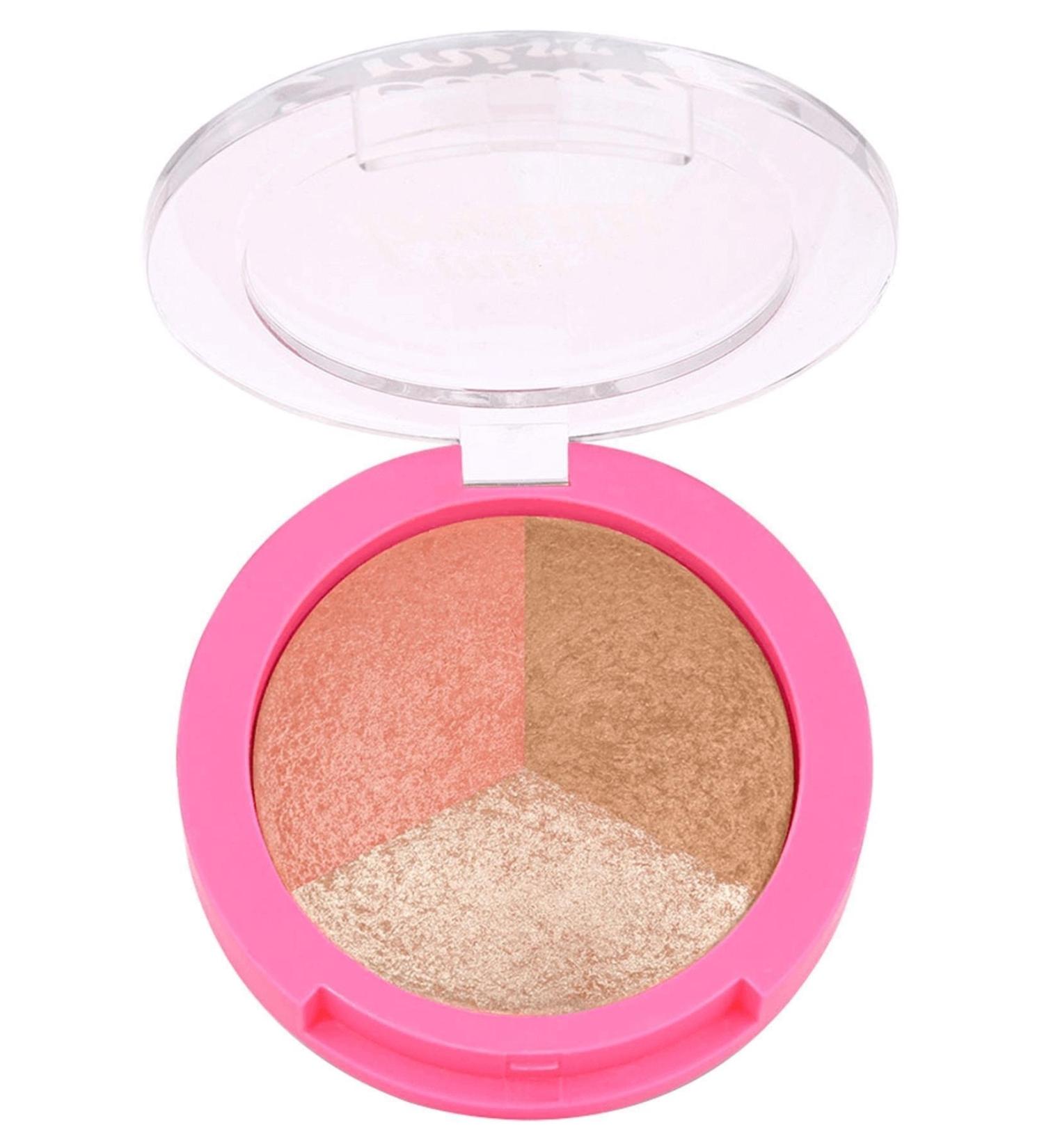 Golden Rose Miss Beauty Glow Baked Trio Illuminator