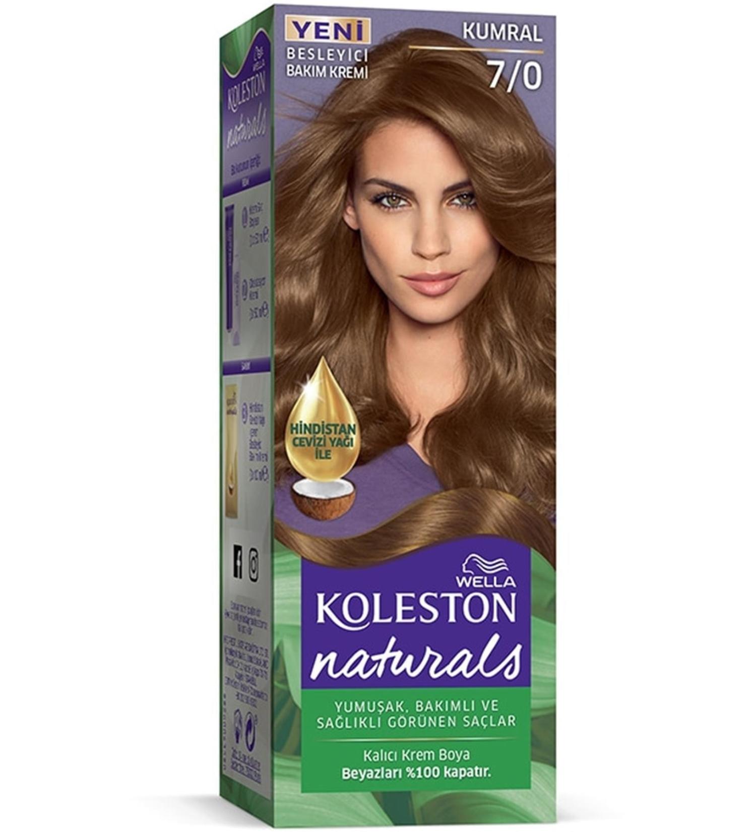 Wella Brand: Koleston Naturals Hair Dye 7/0 Blonde Category: Hair Dye - Buy Online on GoSupps.com