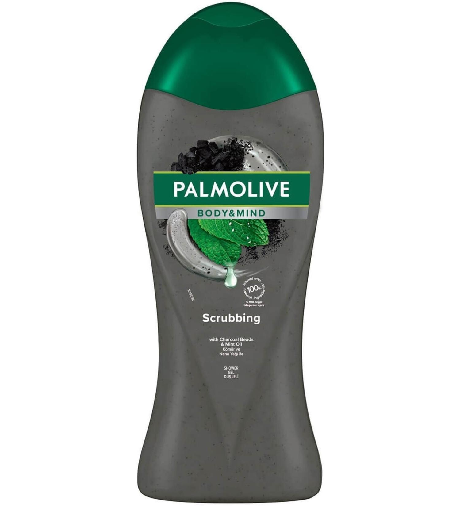 Palmolive Body & Mind Charcoal & Peppermint Oil Bath & Shower Gel 500 Ml - Buy Online on GoSupps.com