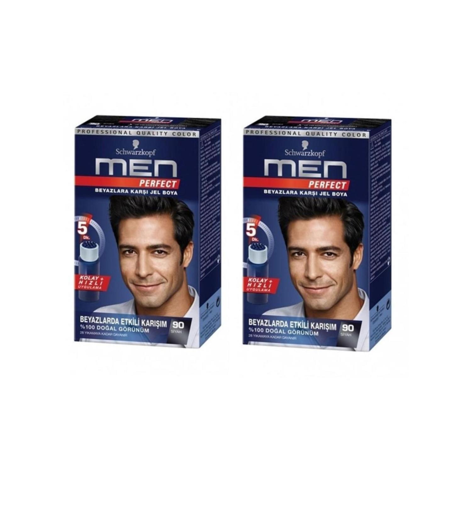 Schwarzkopf Men Paint Perfect 90 Number 2 Pieces