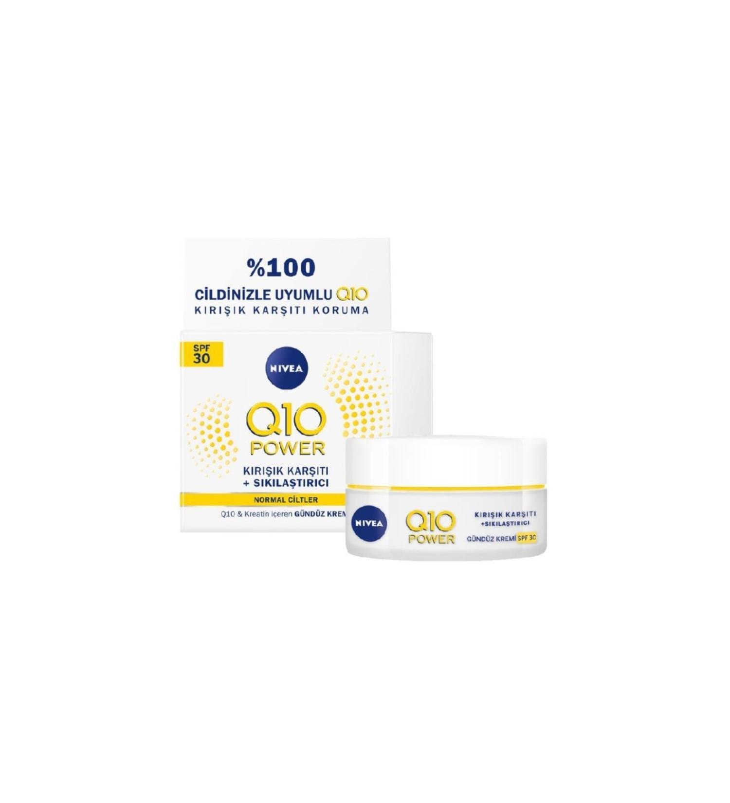 NIVEA Visage Q10 Plus Anti-Wrinkle Day Cream Spf 30 - Buy Online on GoSupps.com